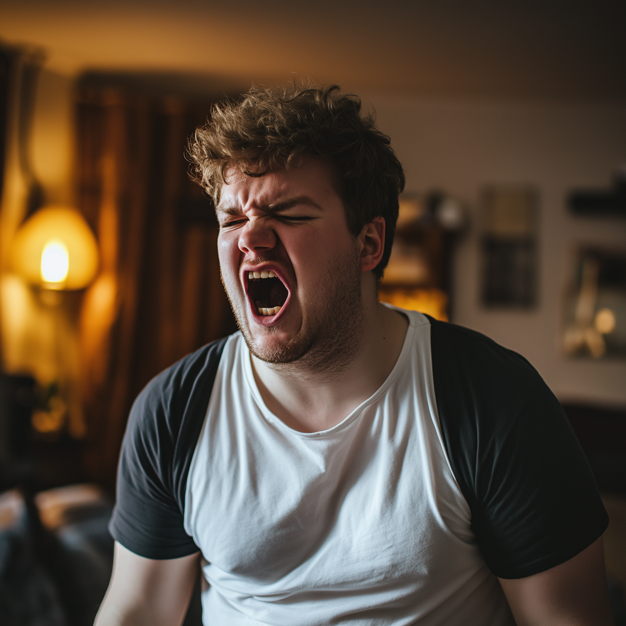 An angry man screaming | Source: Midjourney