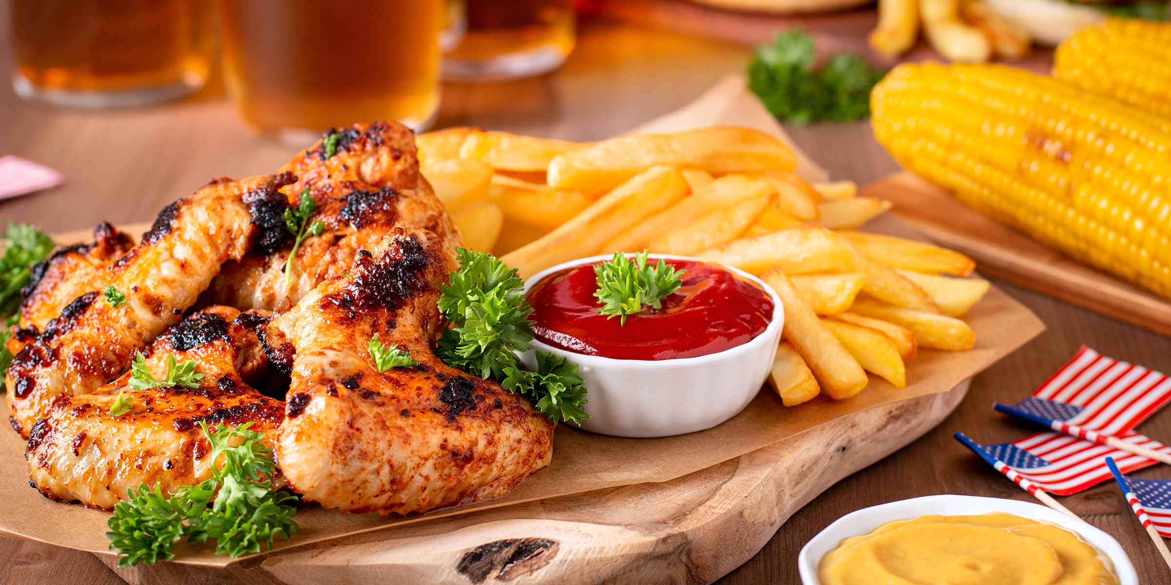 A Fourth of July barbeque dinner | Source: Shutterstock