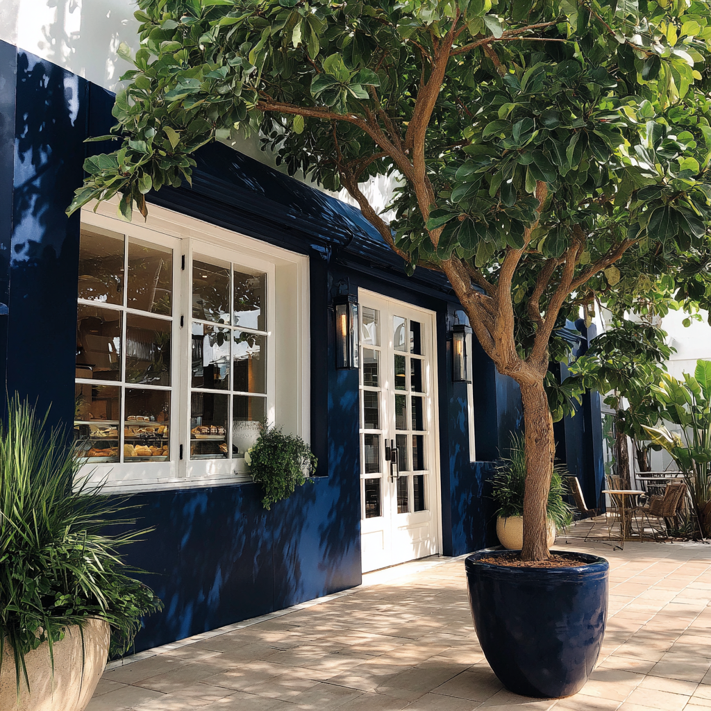 The exterior of a bakery | Source: Midjourney