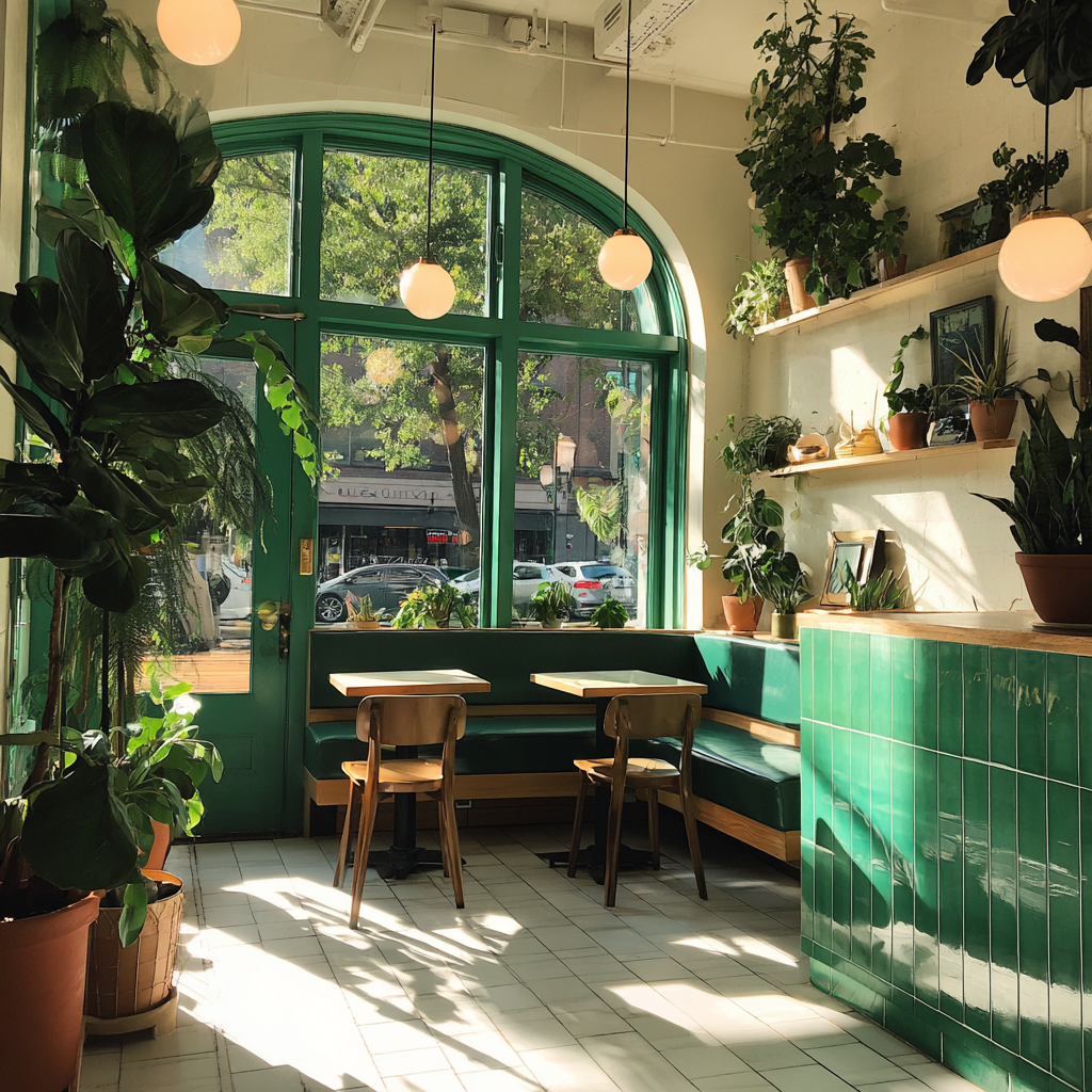The interior of a café | Source: Midjourney
