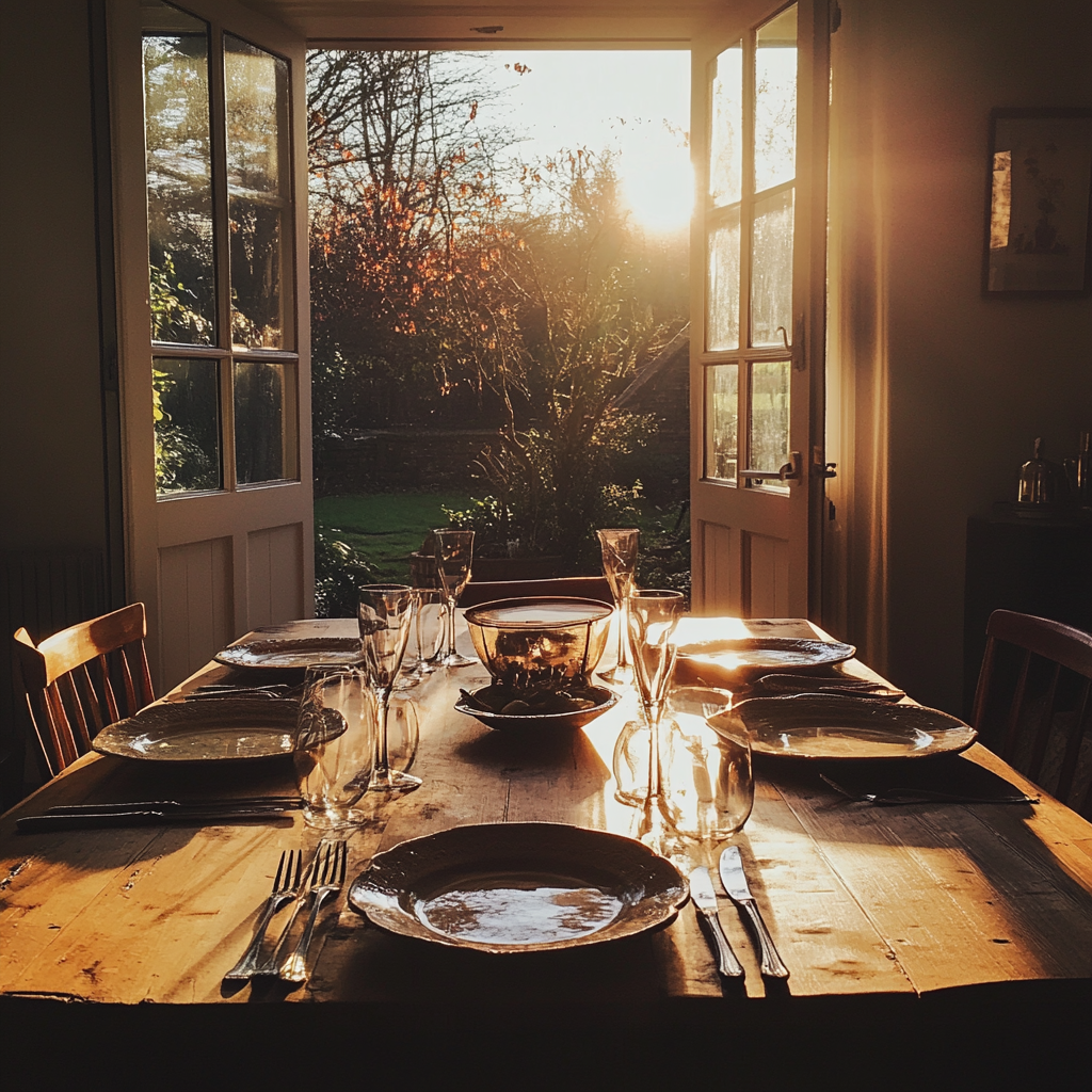 A table set for dinner | Source: Midjourney