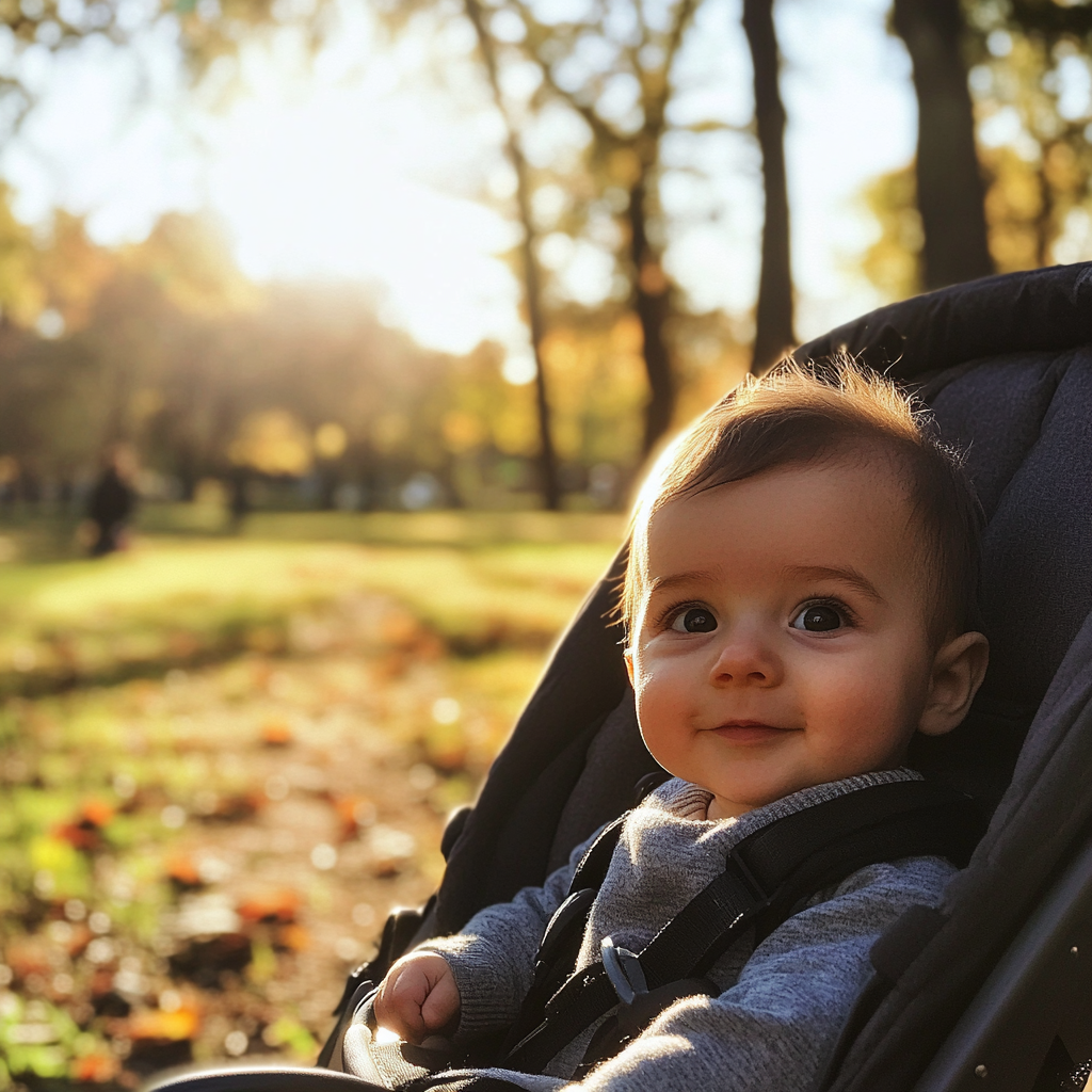 A smiling baby boy | Source: Midjourney