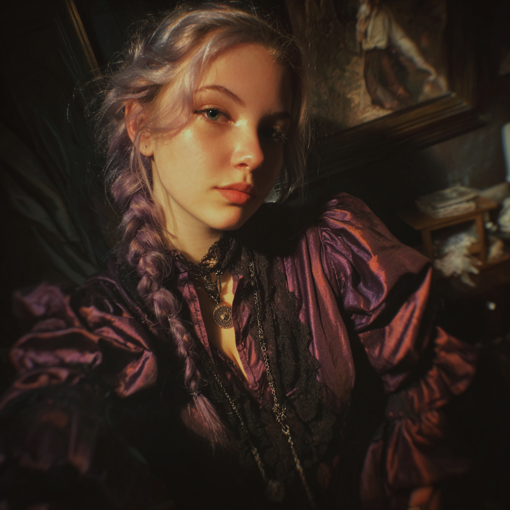 A teenage girl dressed as a witch | Source: Midjourney