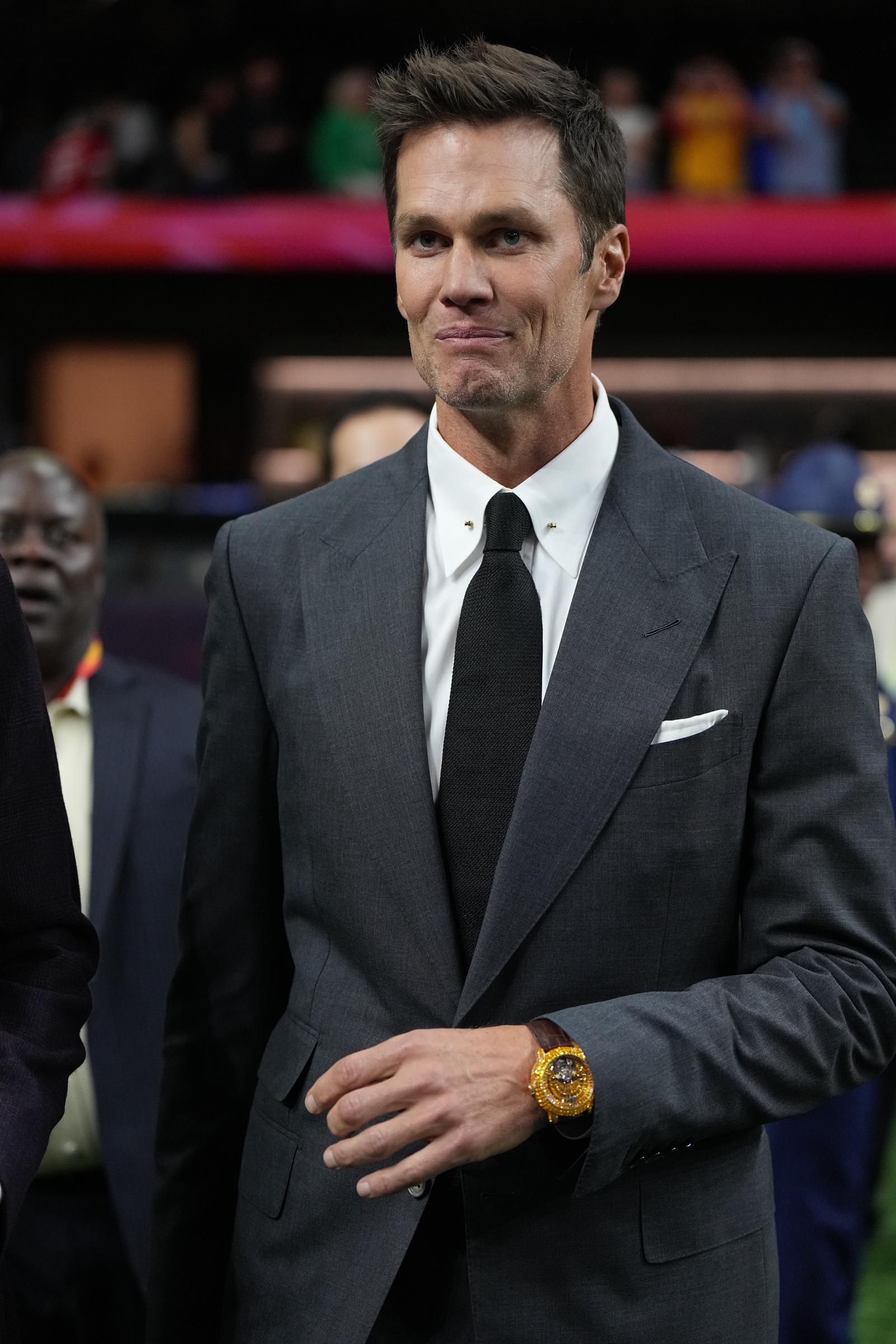 Tom Brady at the 2025 Super Bowl in New Orleans, Louisiana on February 9, 2025. | Source: Getty Images