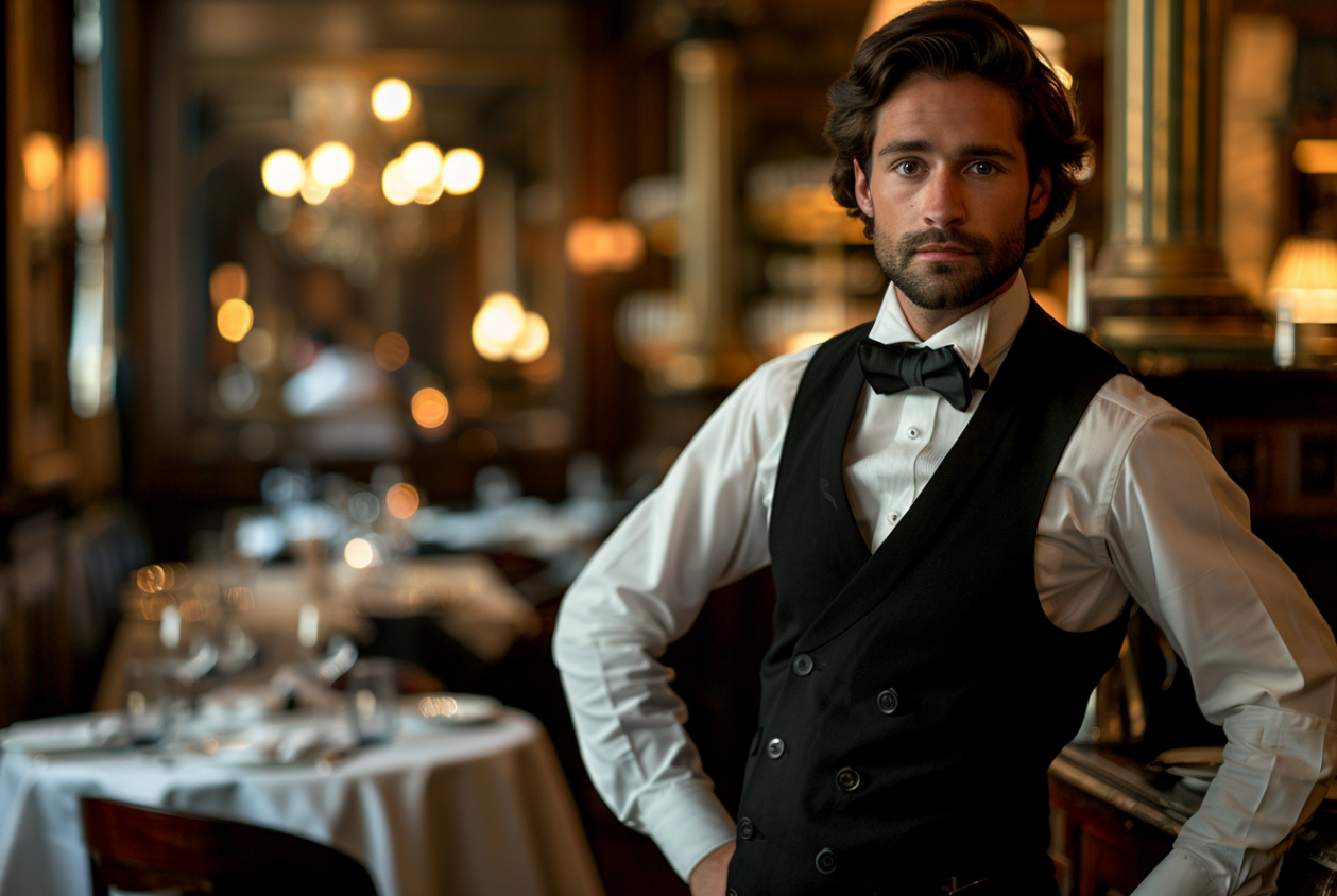 A waiter | Source: Midjourney