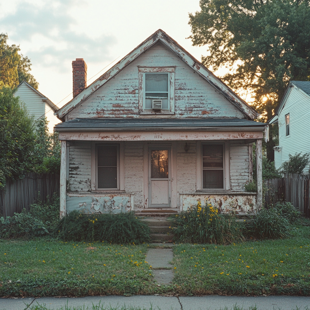 A house in a neighborhood | Source: Midjourney