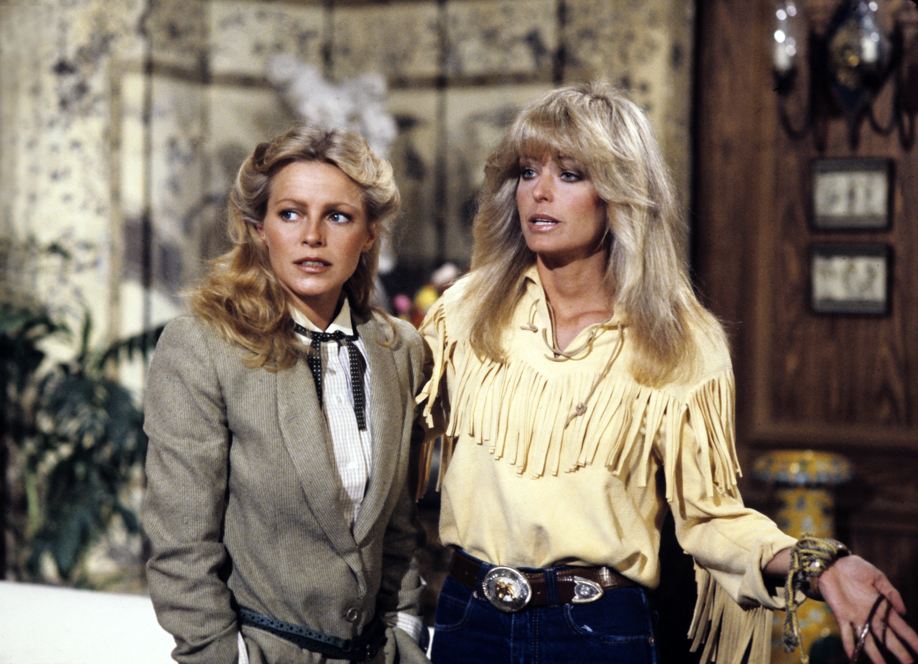 Farrah Fawcett and Cheryl Ladd on "Charlie's Angels" circa 1979. | Source: Getty Images