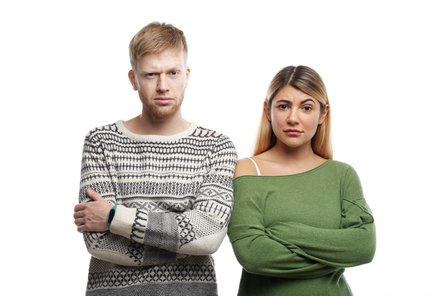 A displeased couple | Source: Freepik