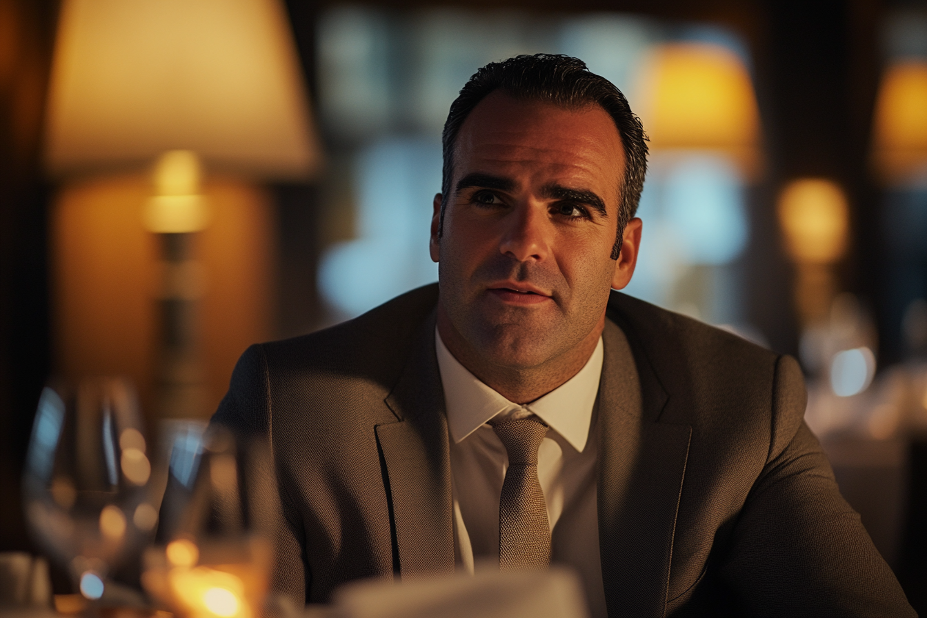 A man in a restaurant | Source: Midjourney