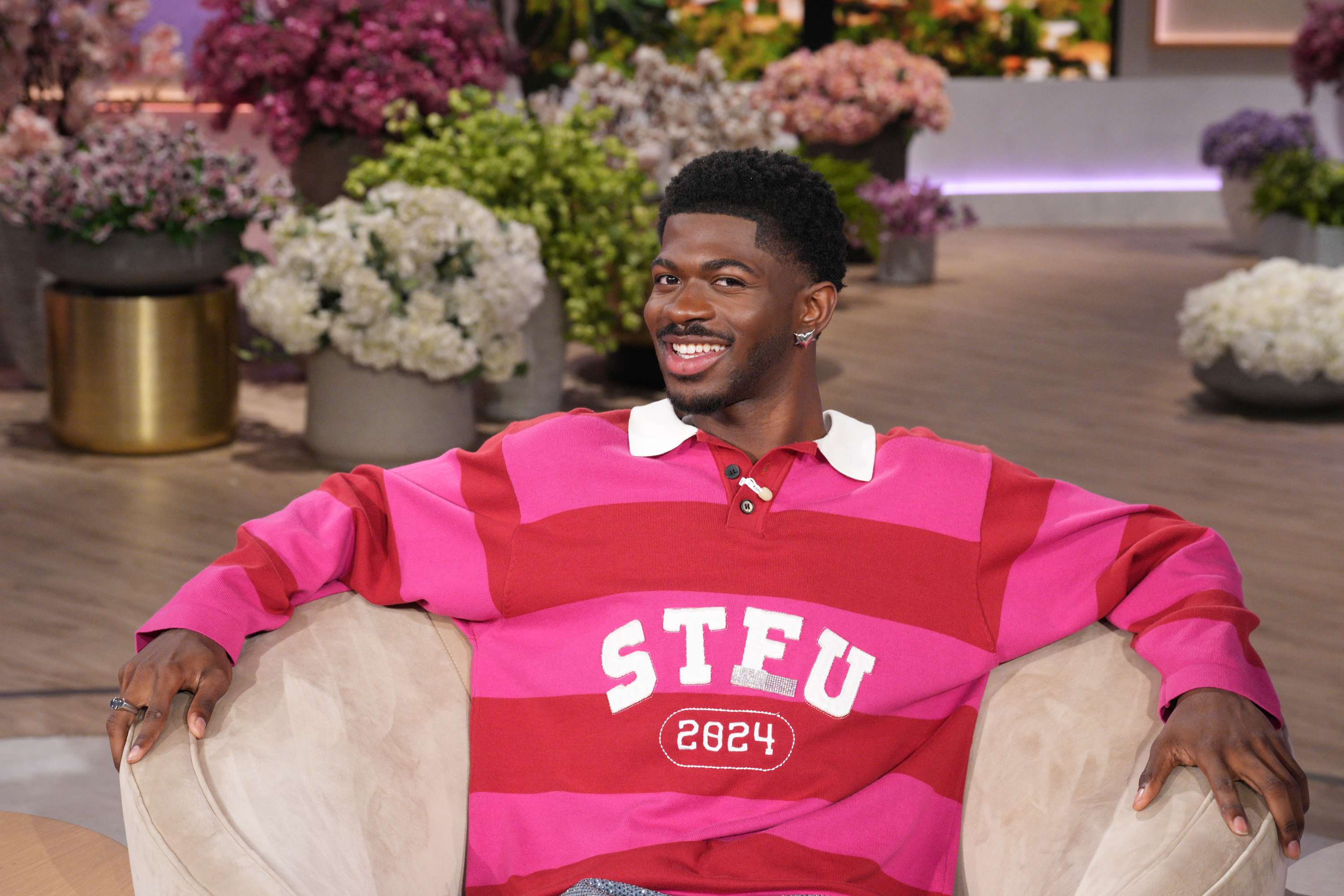 Lil Nas X appears on "The Jennifer Hudson Show" airing May 8, 2025 in Burbank, California. | Source: Getty Images