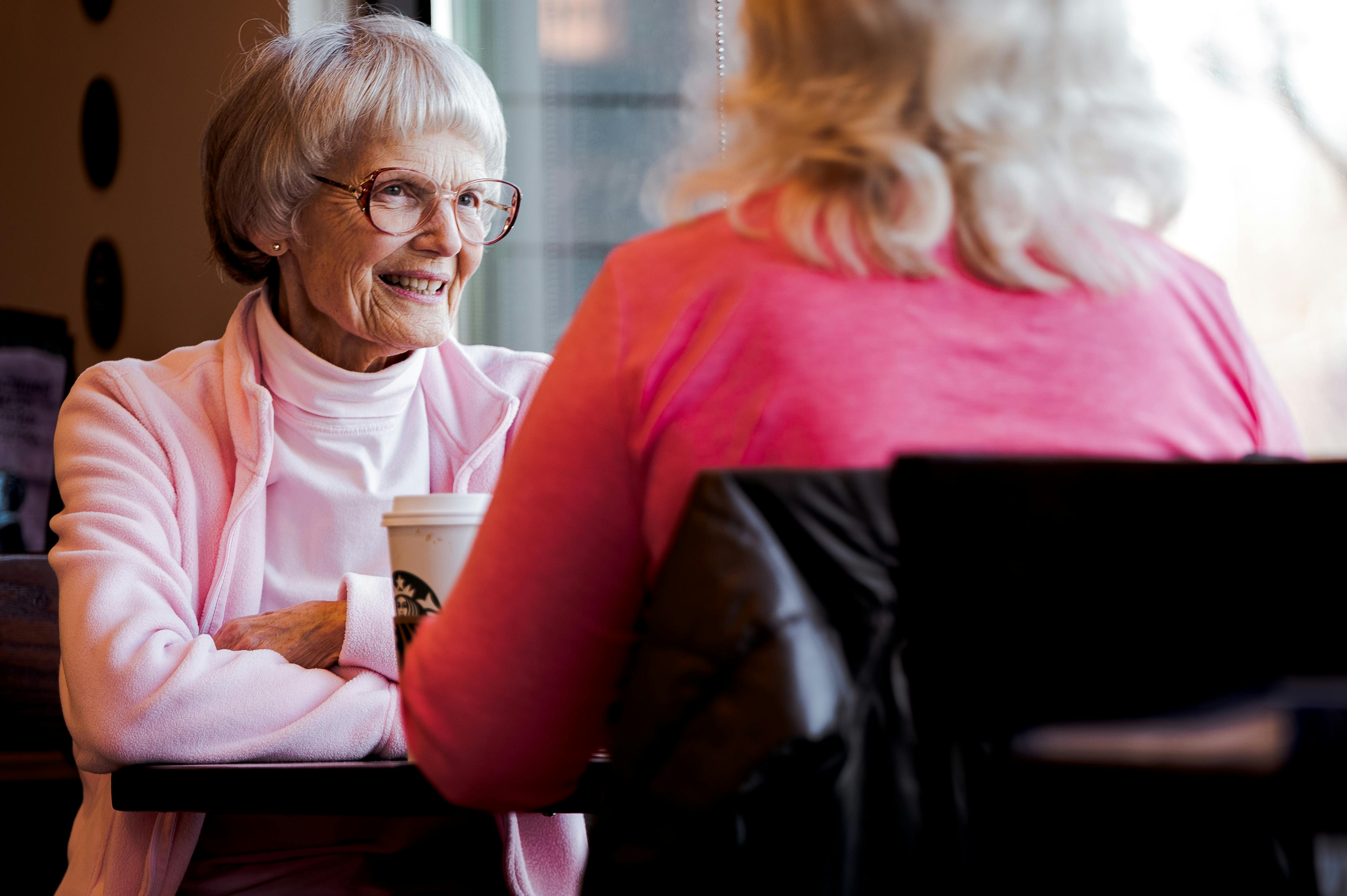 An elderly woman talking to her friend | Source: Pexels