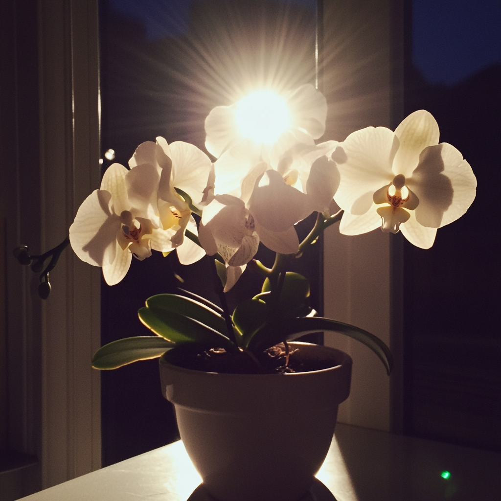 A potted plant on a windowsill | Source: Midjourney