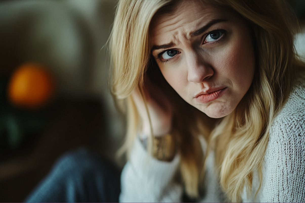 A woman looking sad and confused | Source: Midjourney