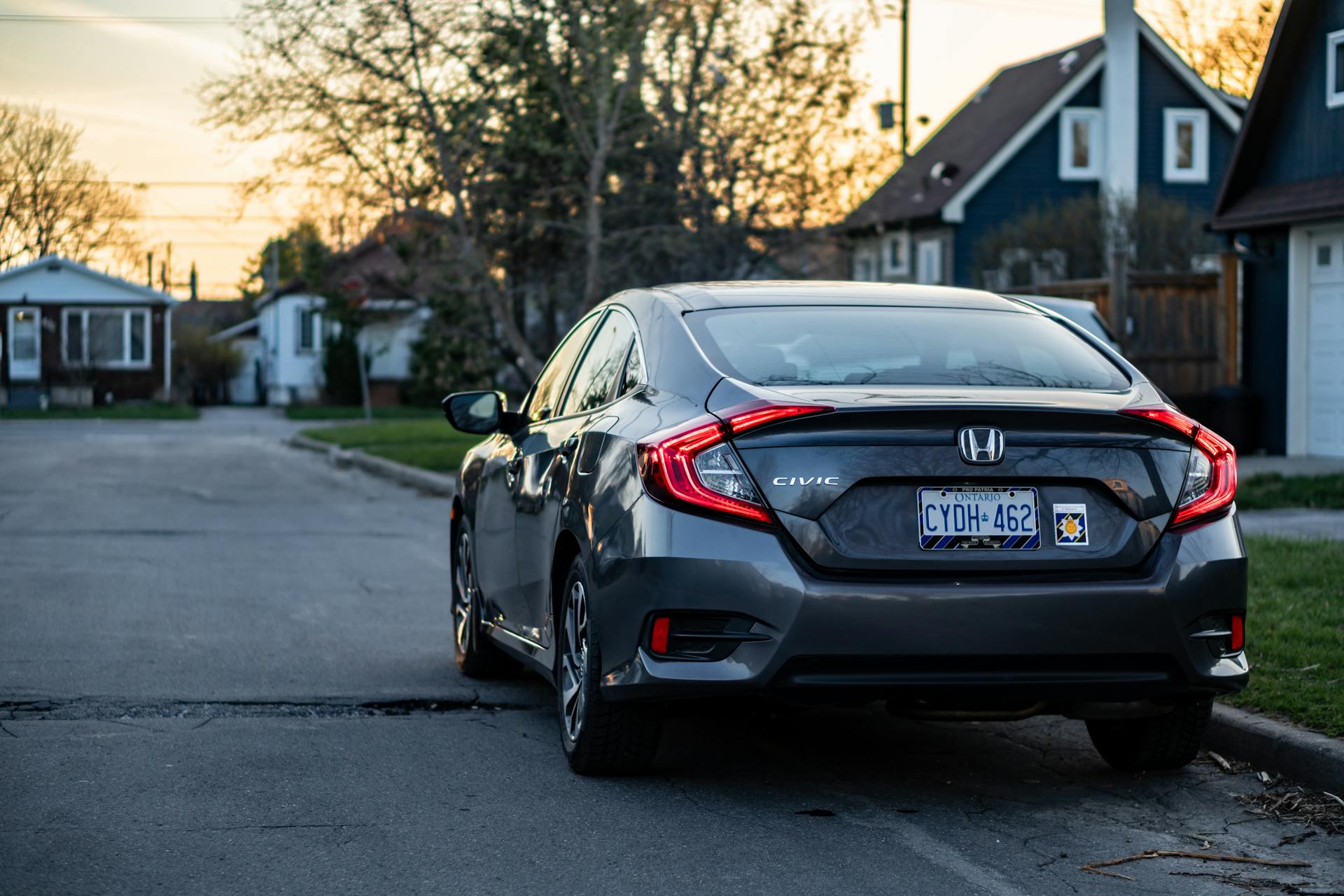 A car on a suburban street | Source: Pexels