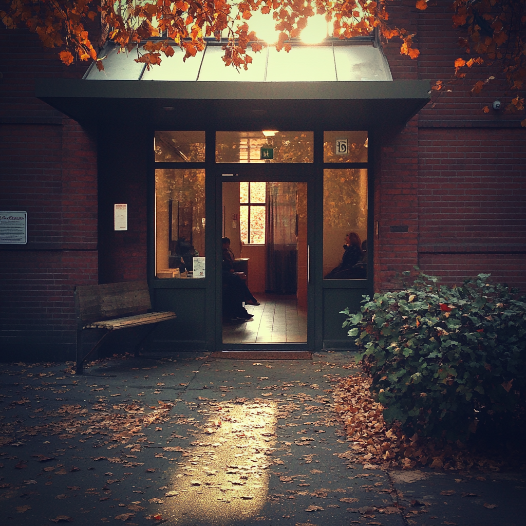 The exterior of a woman's shelter | Source: Midjourney