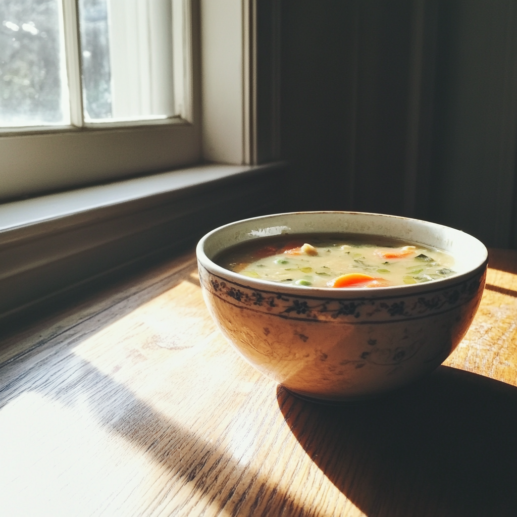 A bowl of soup | Source: Midjourney