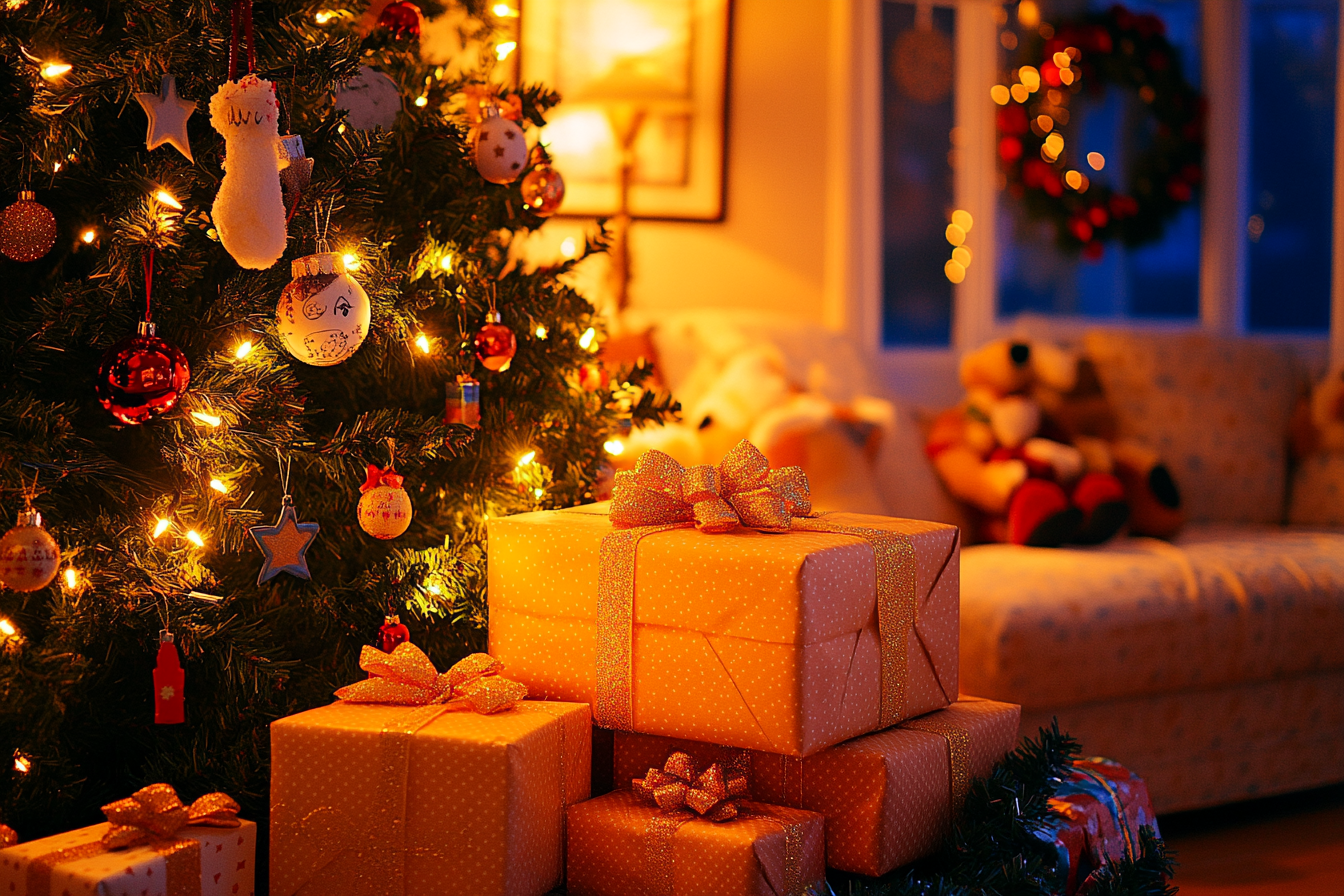 Presents under a Christmas tree | Source: Midjourney