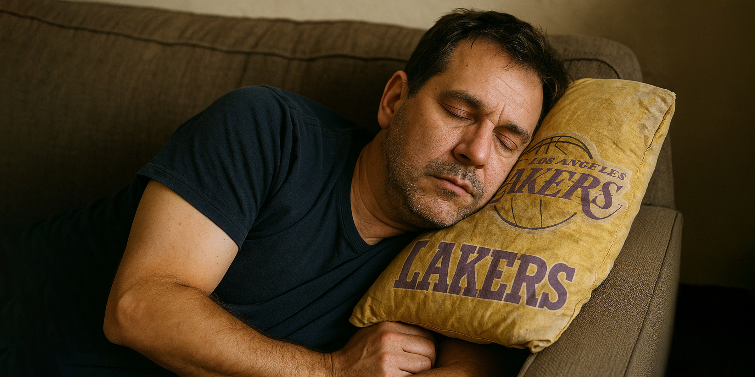 Man sleeping on a sofa | Source: Sora