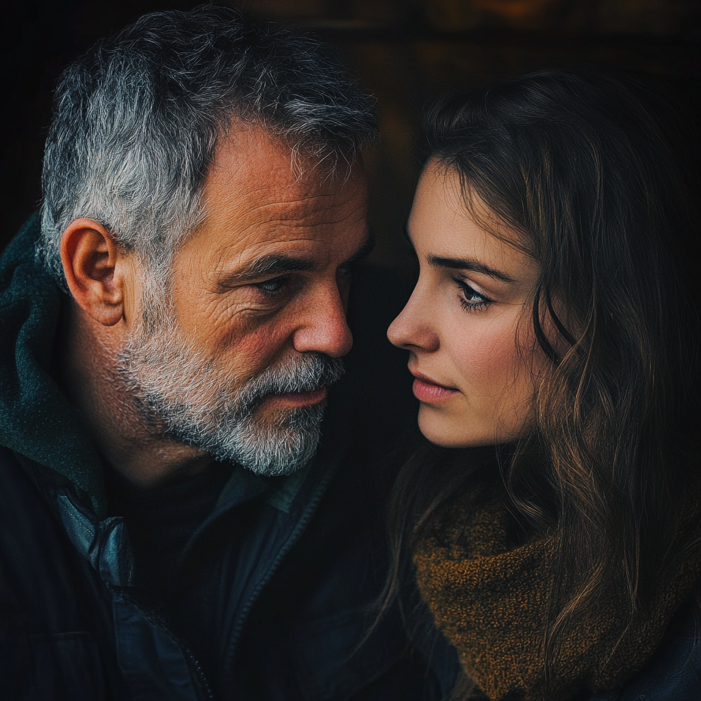 Father and daughter talking | Source: Midjourney