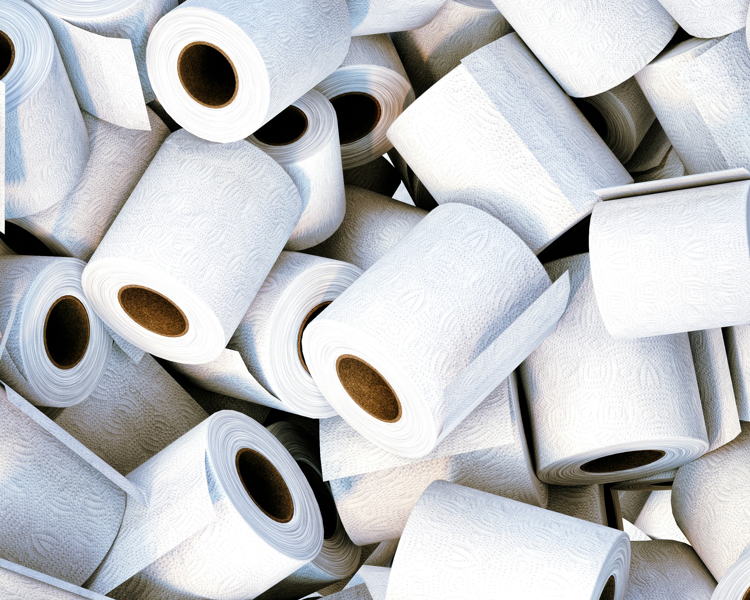 A pile of toilet paper | Source: Unsplash