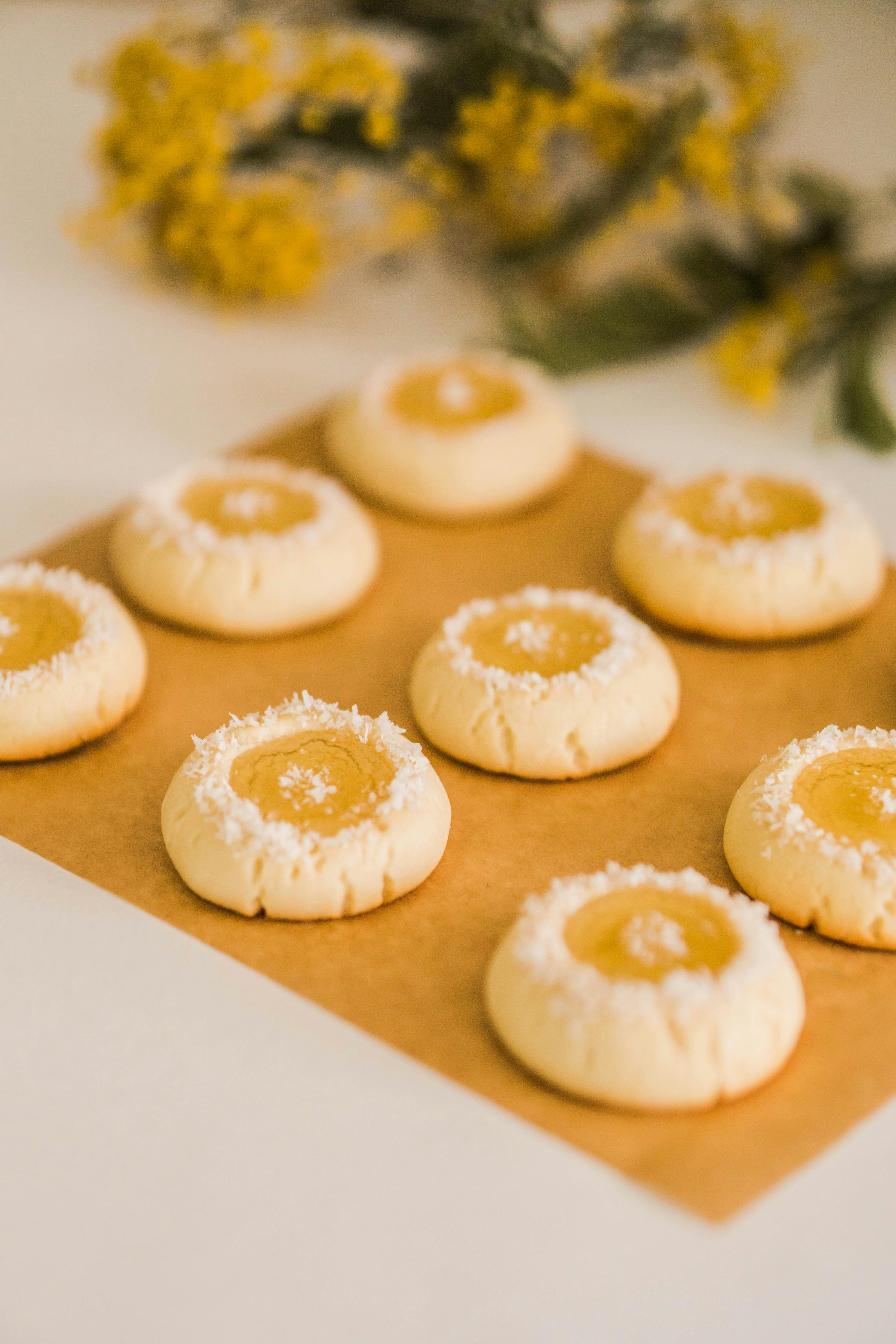 Lemon cookies on a counter | Source: Pexels