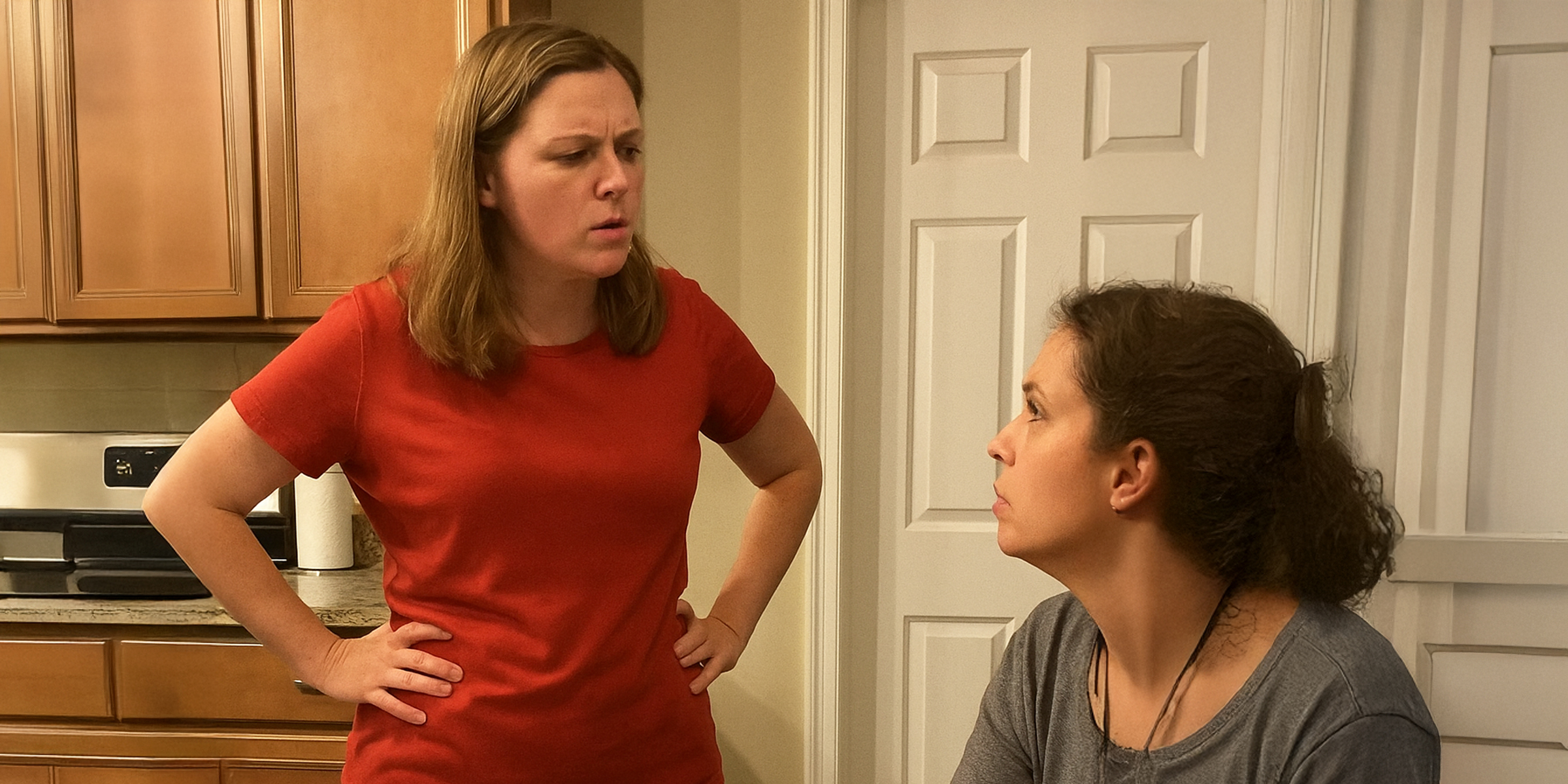 A woman talking to her brother's fiancée | Source: AmoMama