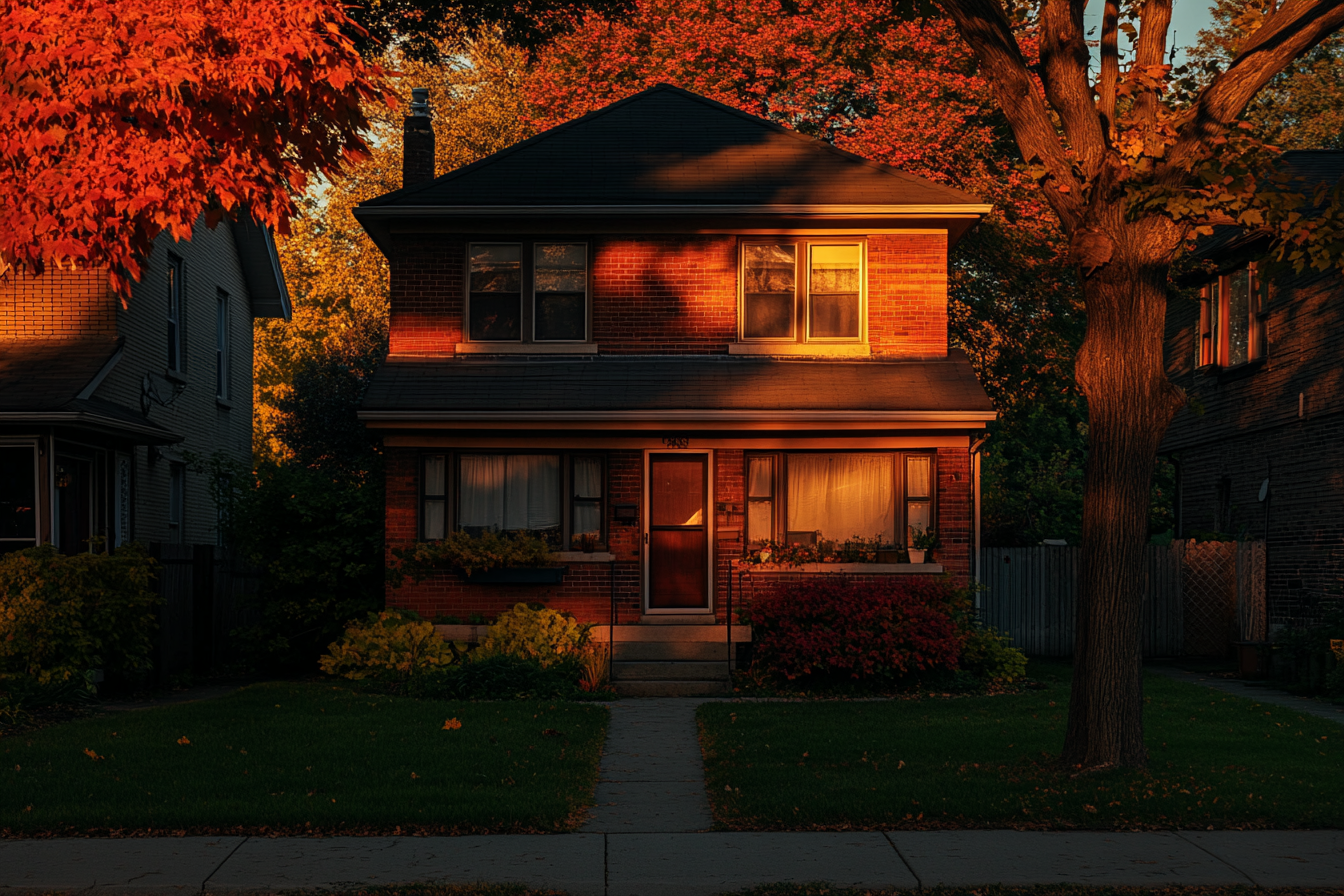 A nice house in the suburbs | Source: Midjourney