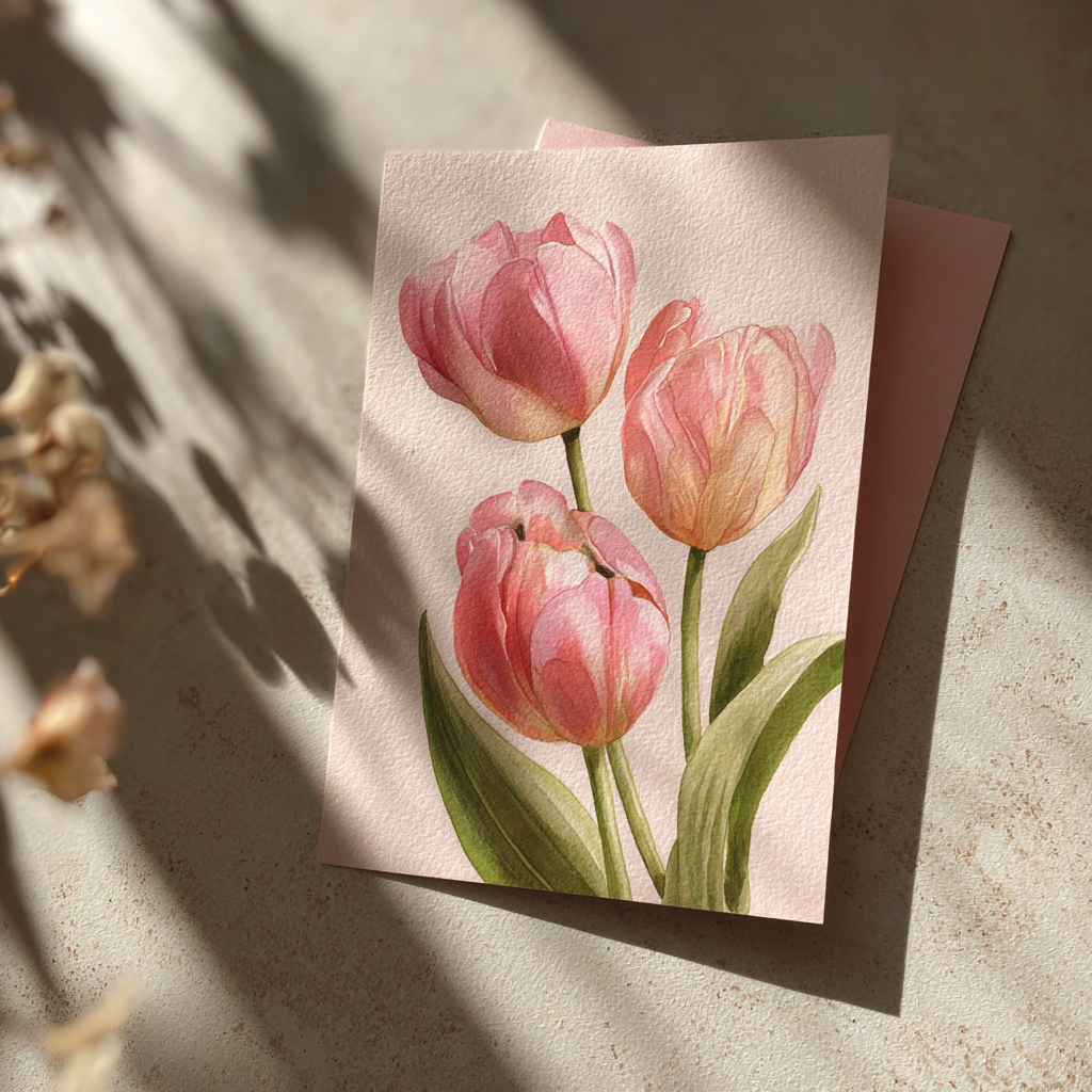 A birthday card on a table | Source: Midjourney
