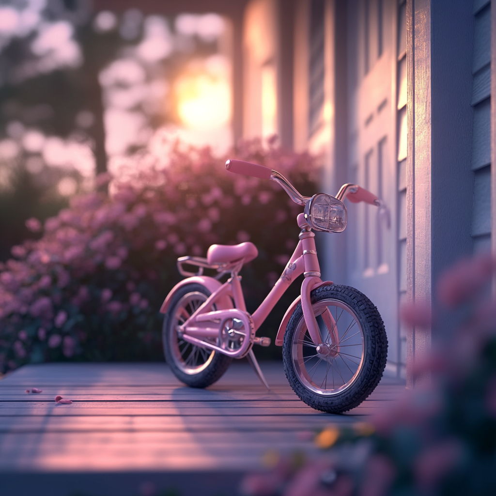 A bicycle on the porch | Source: Midjourney