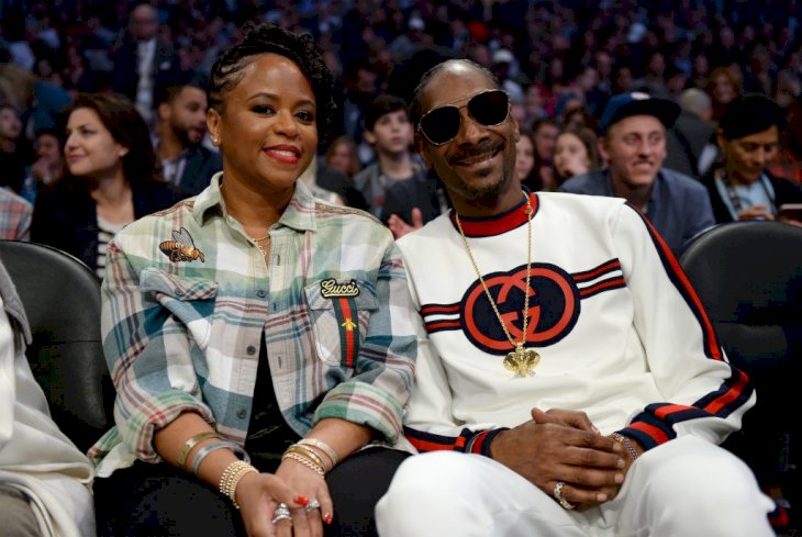Snoop Dogg and wife Shante attend the NBA All-Star Game 2018 at Staples Center on February 18, 2018 in Los Angeles, California. | Photo by Kevork Djansezian/Getty Images