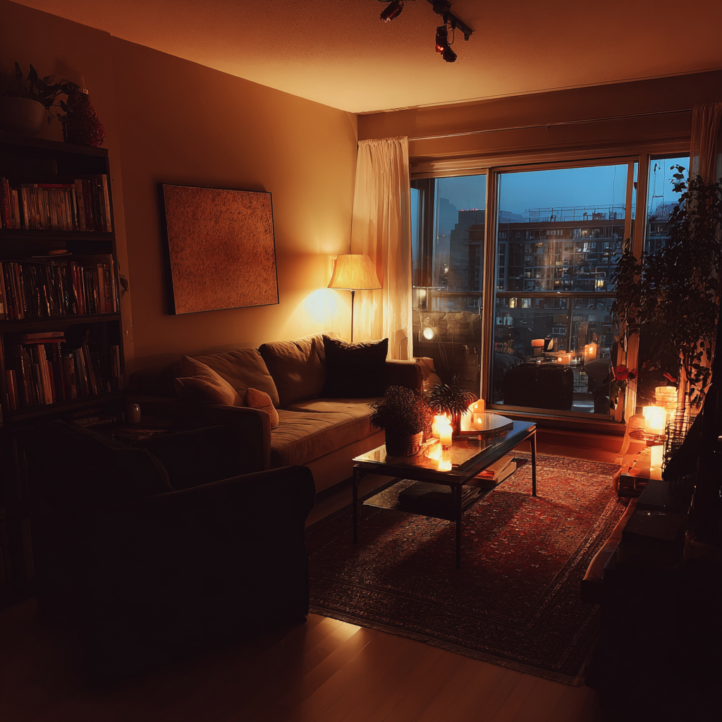 The interior of a cozy apartment | Source: Midjourney
