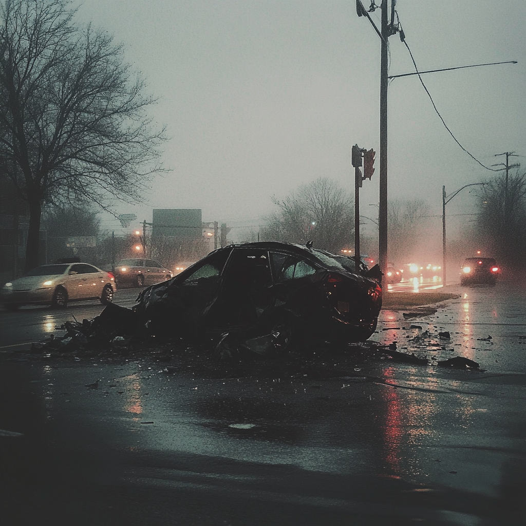 A car crash | Source: Midjourney