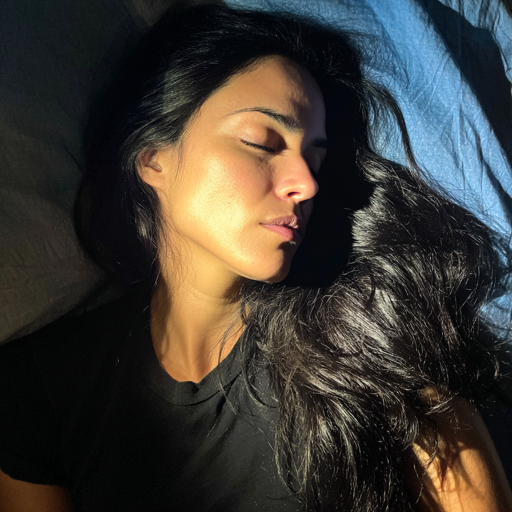A sleeping woman | Source: Midjourney