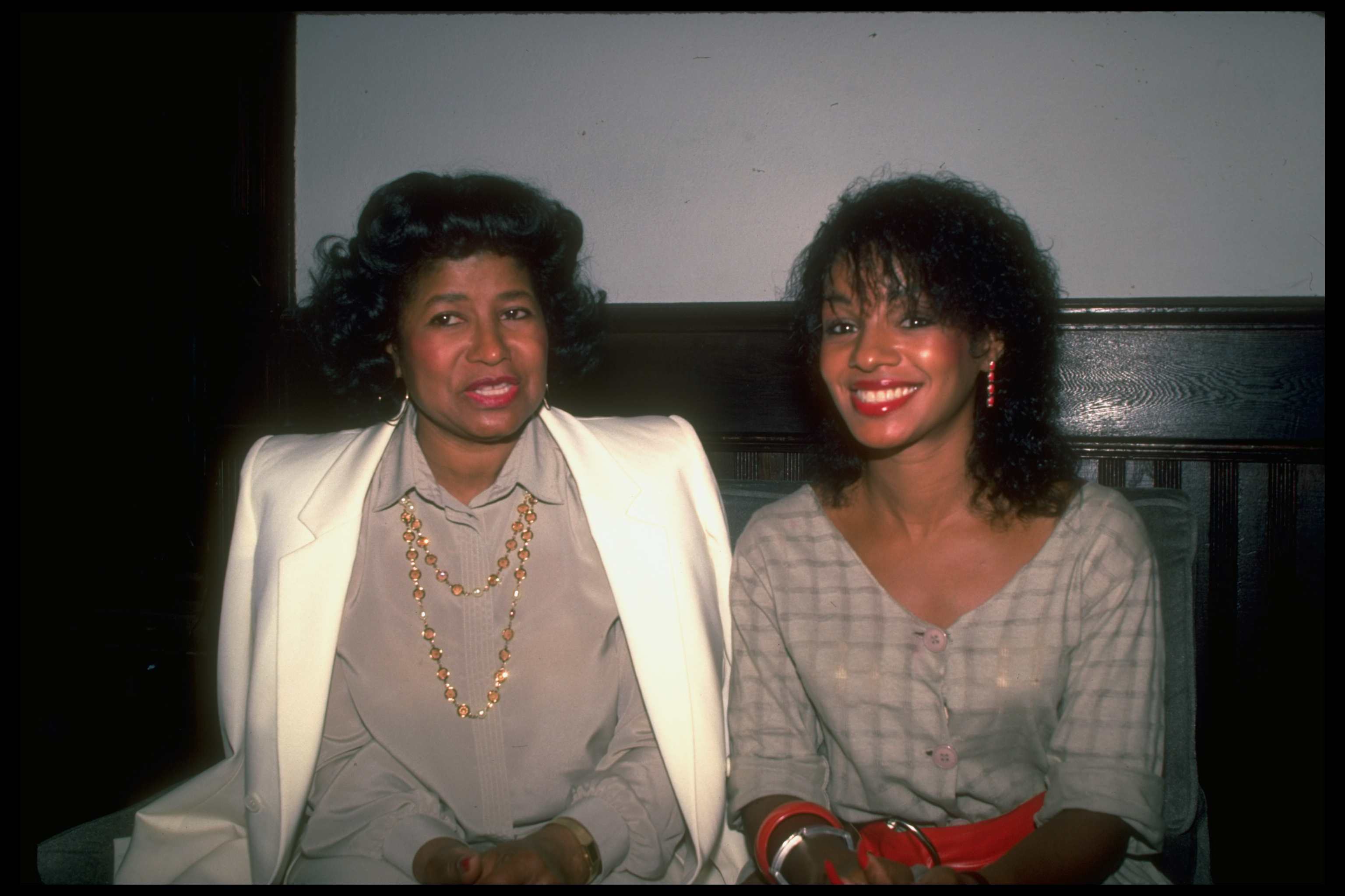 Katherine and Rebbie Jackson circa 1984 | Source: Getty Images