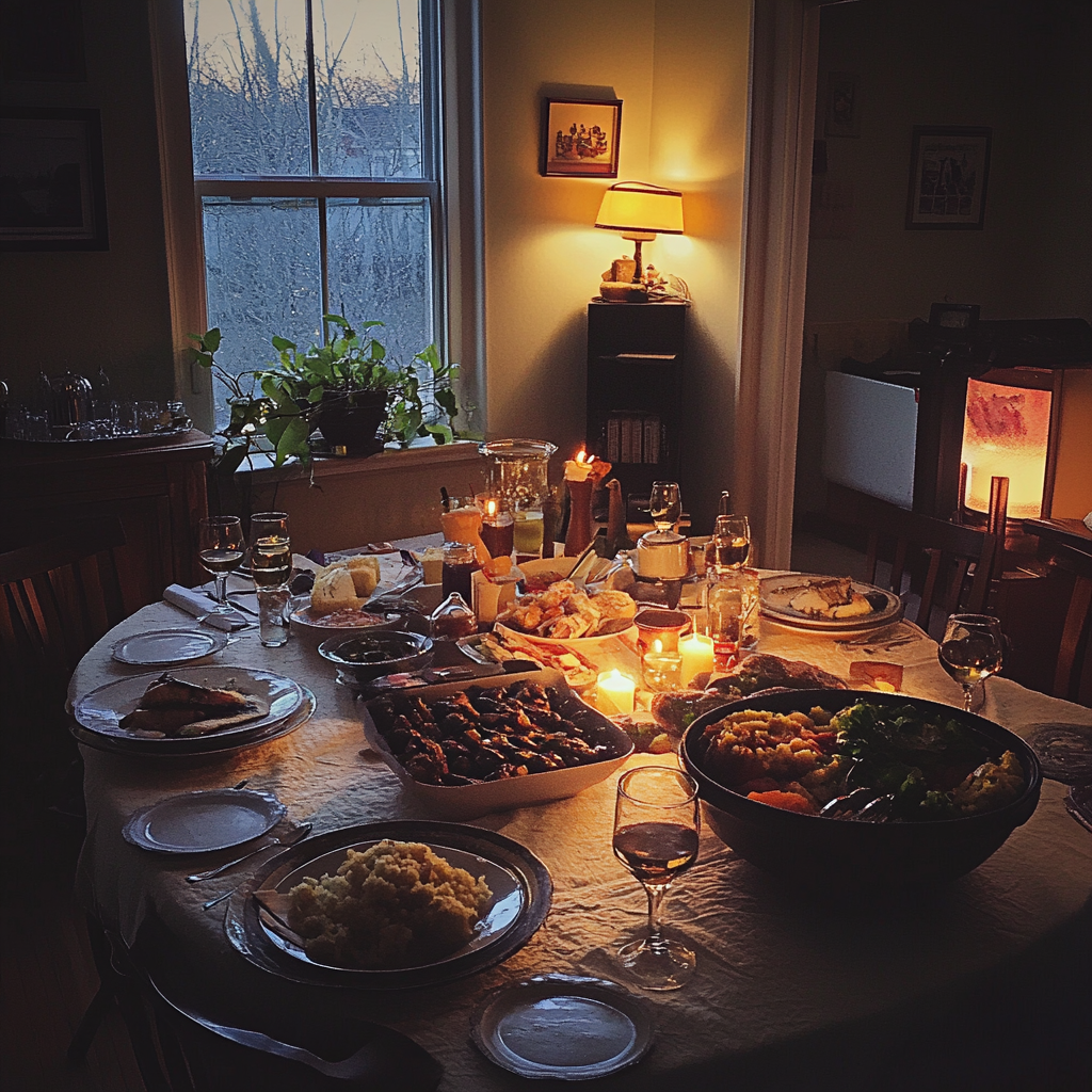 Food on a table | Source: Midjourney