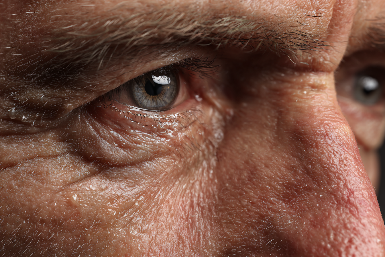 A close-up shot of a man's eyes | Source: Midjourney