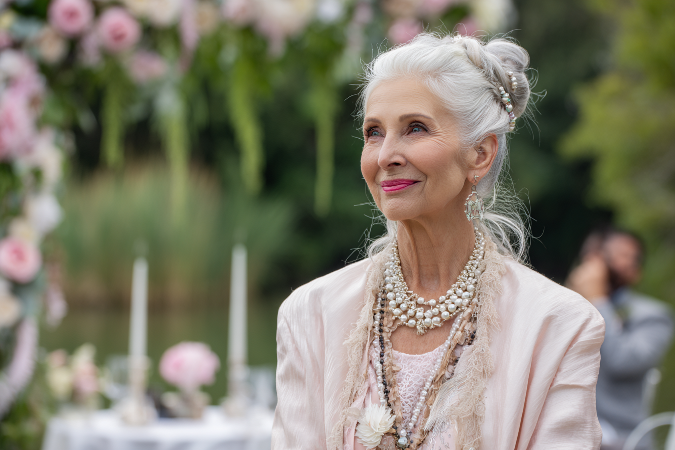 Uśmiechnięta starsza kobieta | Źródło: Midjourney