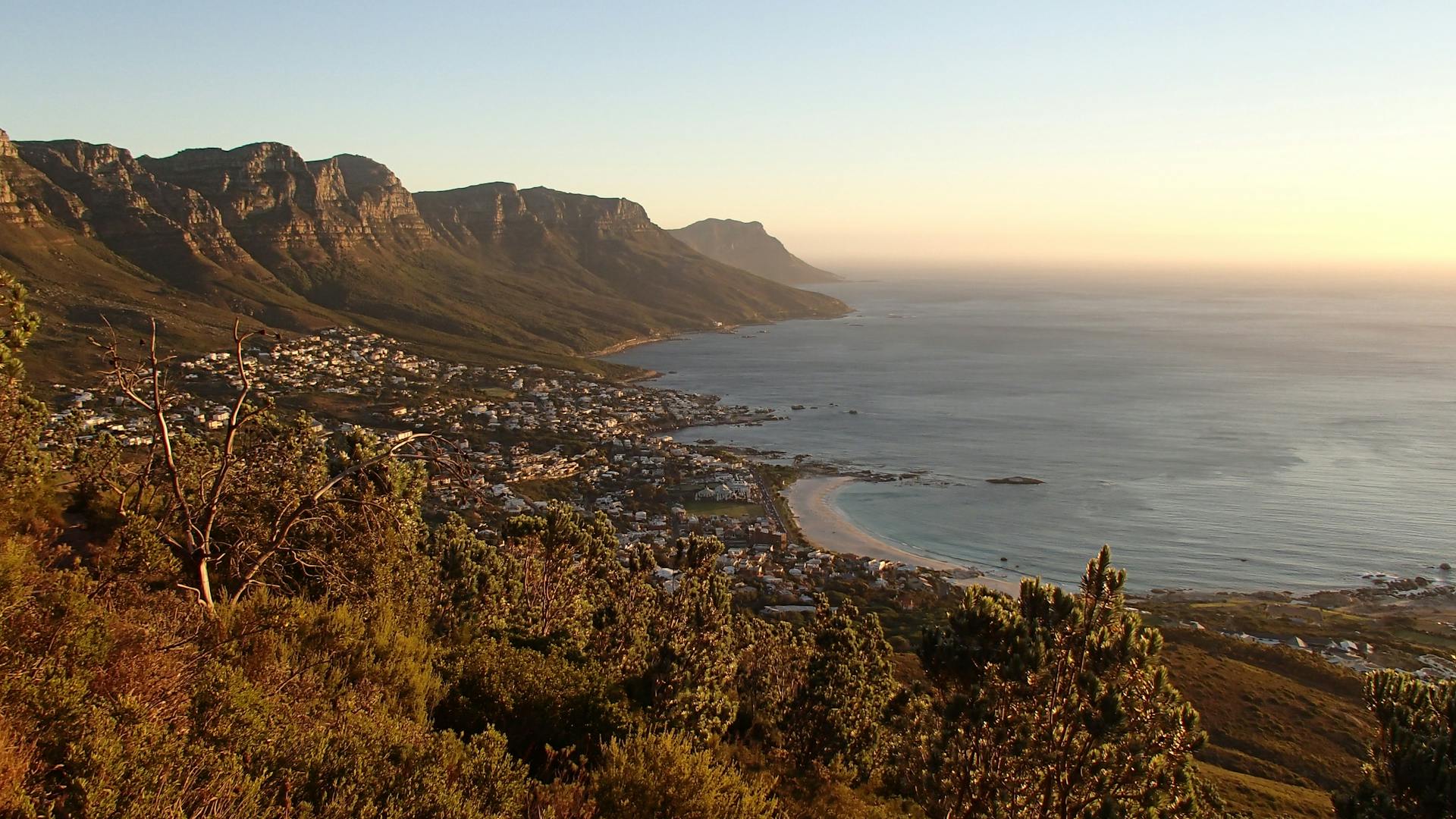 Distant view of a coastal town | Source: Pexels