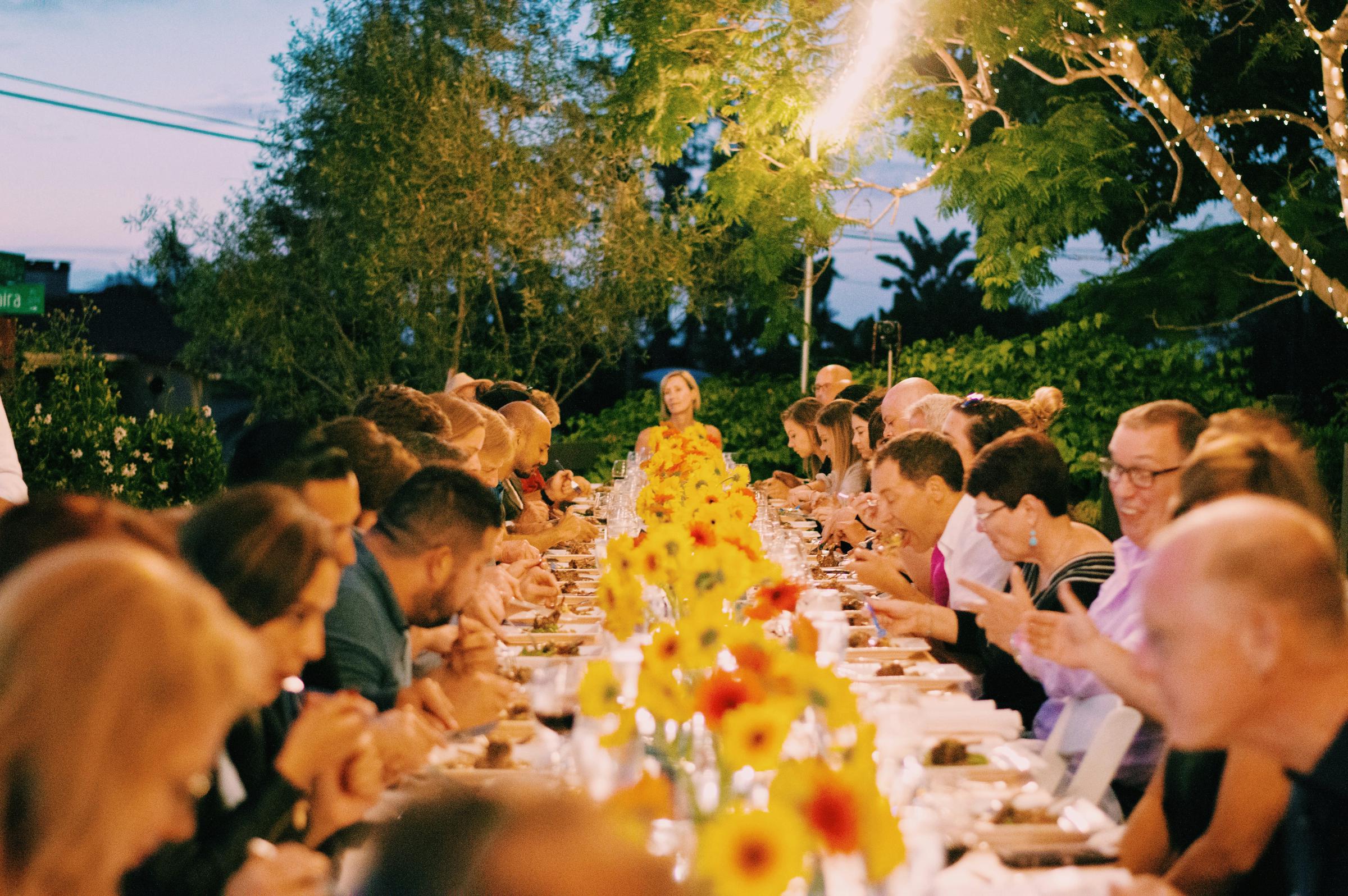 Guests at a rehearsal dinner | Source: Unsplash