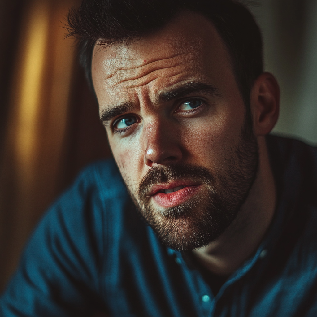 A pensive man | Source: Midjourney