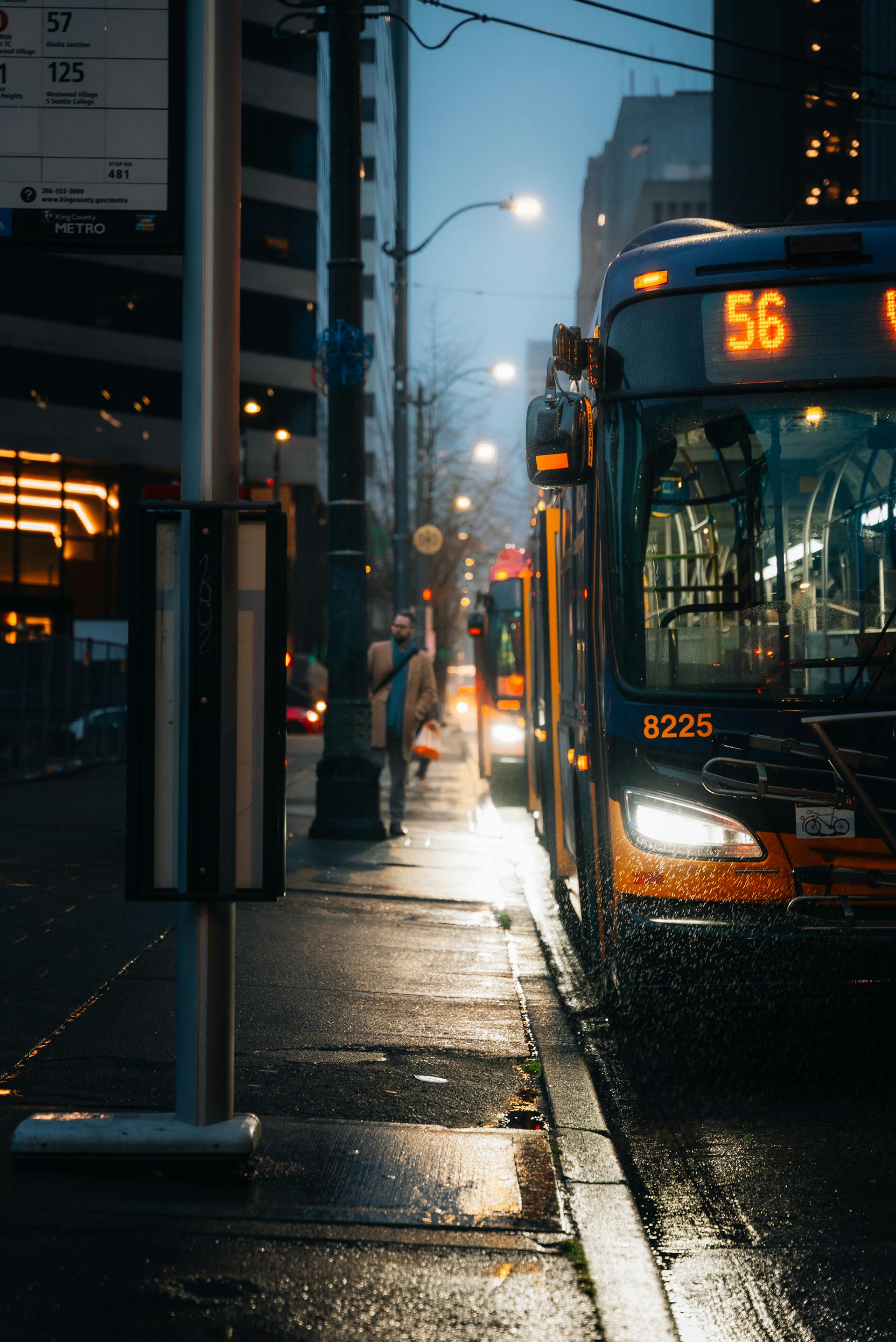 A Mom of 7 Demanded My Deaf Grandpa Get Out of the Elevator—So I Brought Her Back to Reality 10 A bus stopped at a curb | Source: Pexels