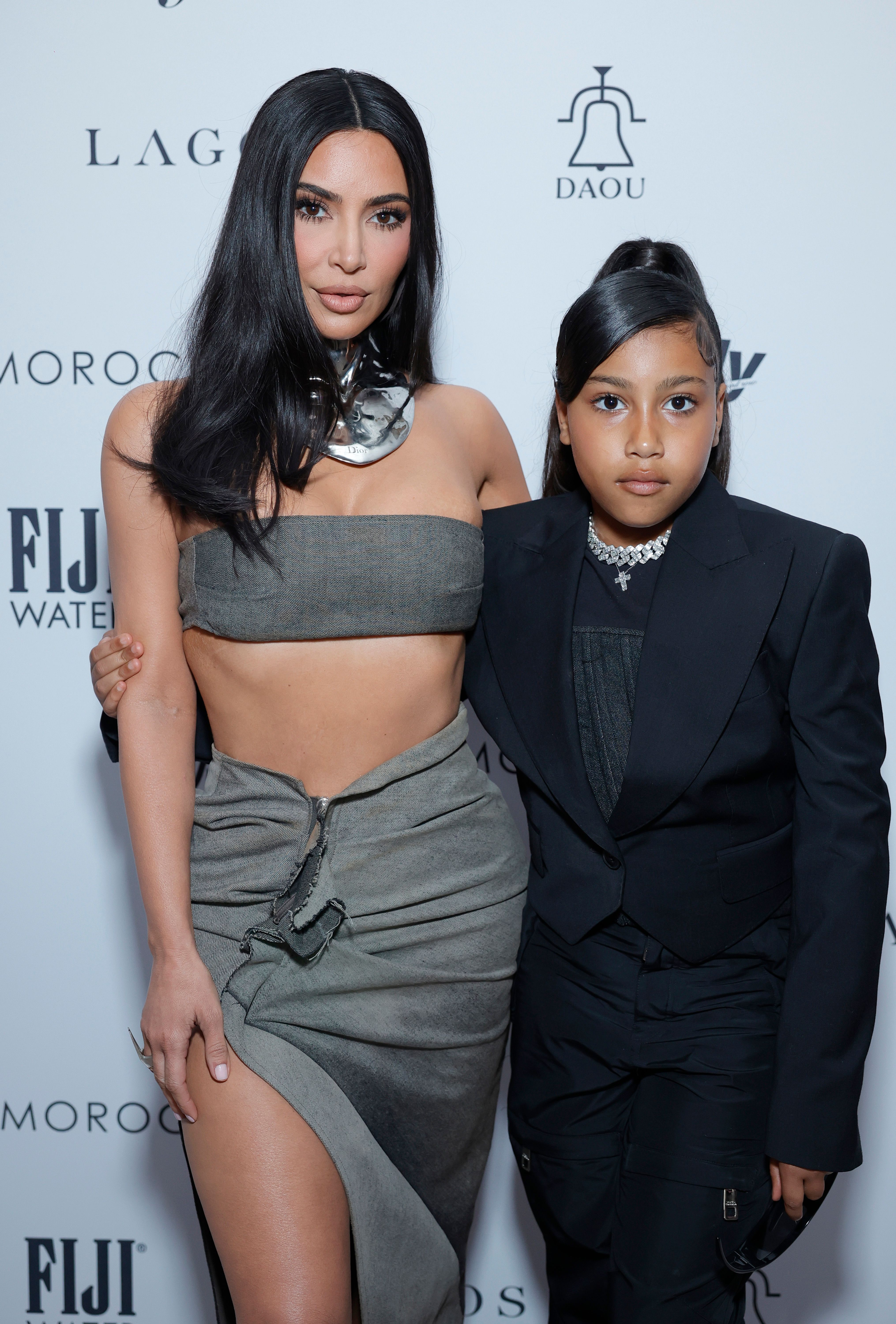 Kim Kardashian and North West at The Daily Front Row's Seventh Annual Fashion Los Angeles Awards on April 23, 2023, in Beverly Hills, California. | Source: Getty Images