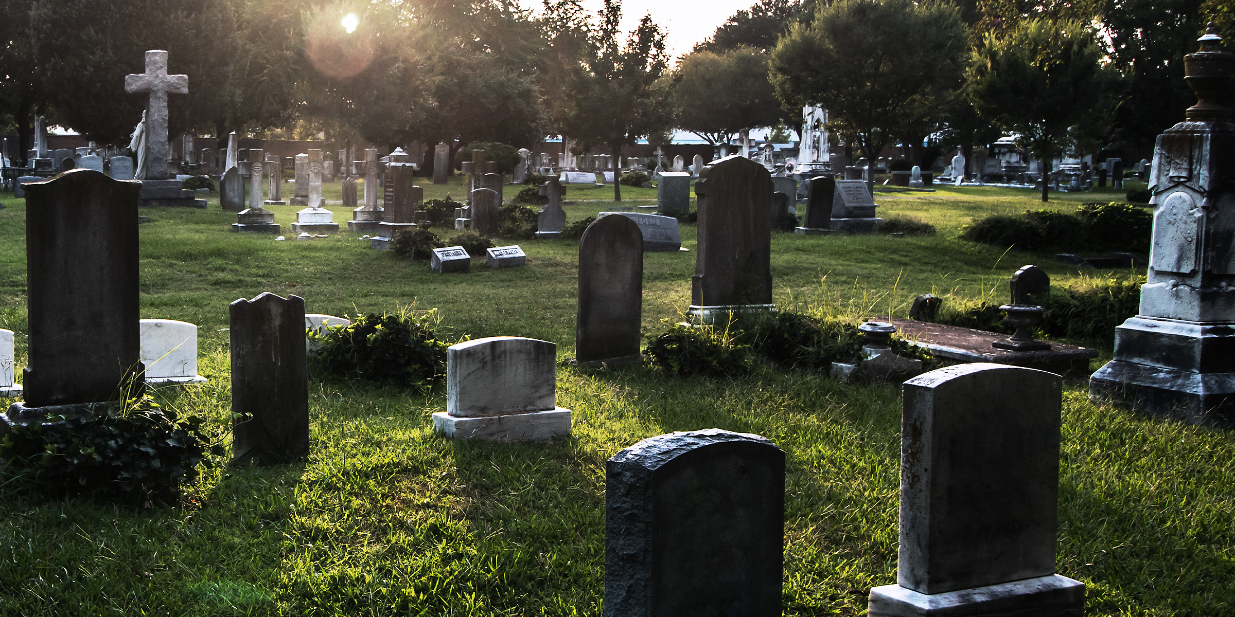 Tombstones at a cemetery | Source: Shutterstock