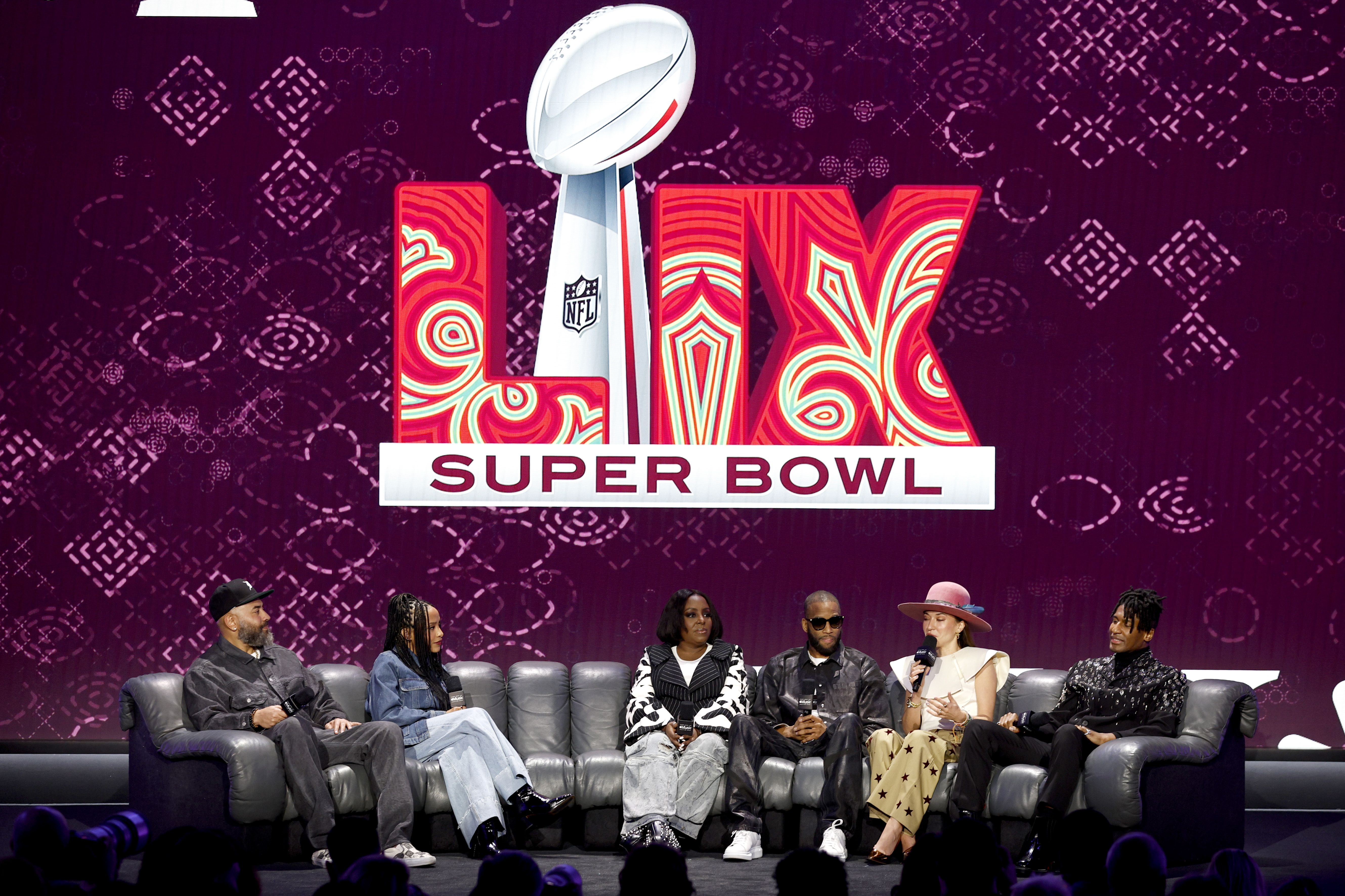 Super Bowl LVIX Pregame & Apple Music Super Bowl LVIX Halftime Show Press Conference on on February 06, 2025, in New Orleans, Louisiana. | Source: Getty Images