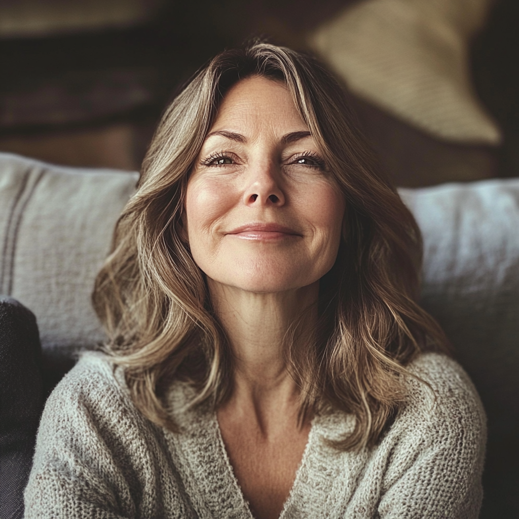 A smiling woman | Source: Midjourney