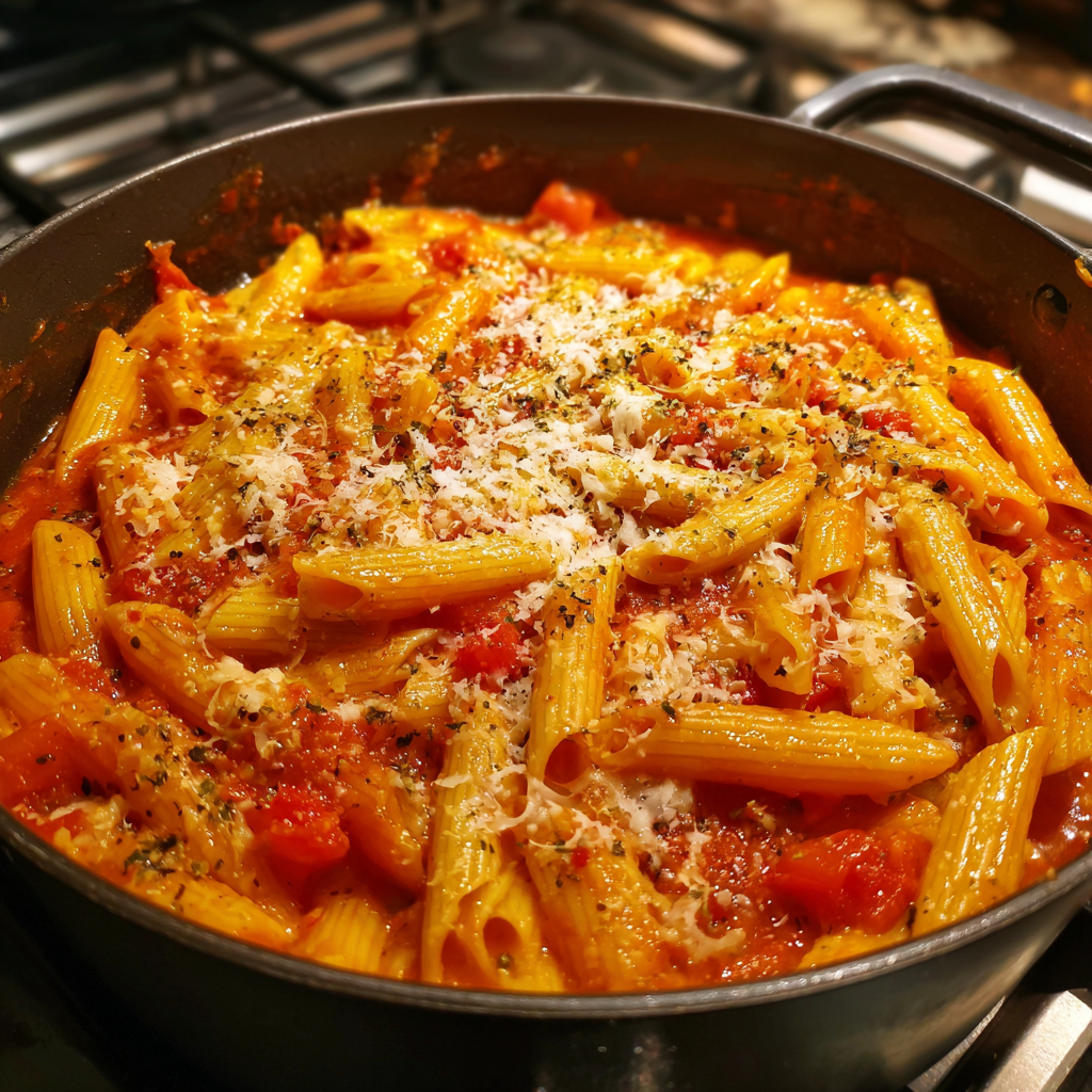 A pot of pasta | Source: Midjourney