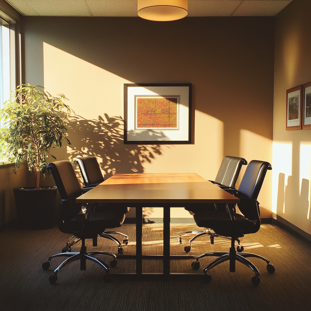 A conference room | Source: Midjourney