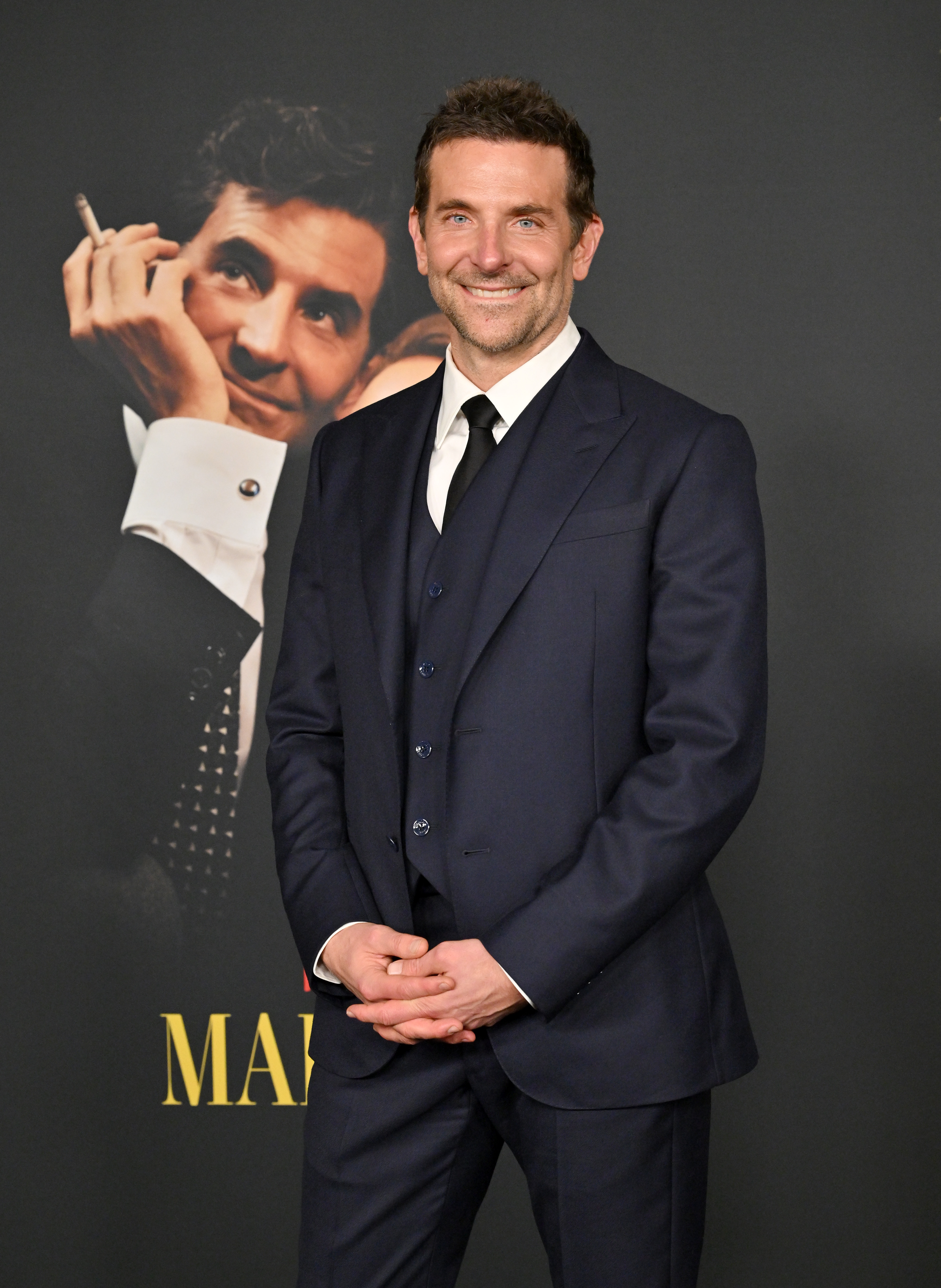 Bradley Cooper at the photo call for "Maestro" on December 12, 2023, in Los Angeles, California | Source: Getty Images