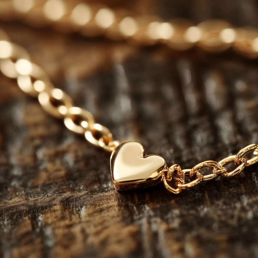 A heart bracelet | Source: Midjourney