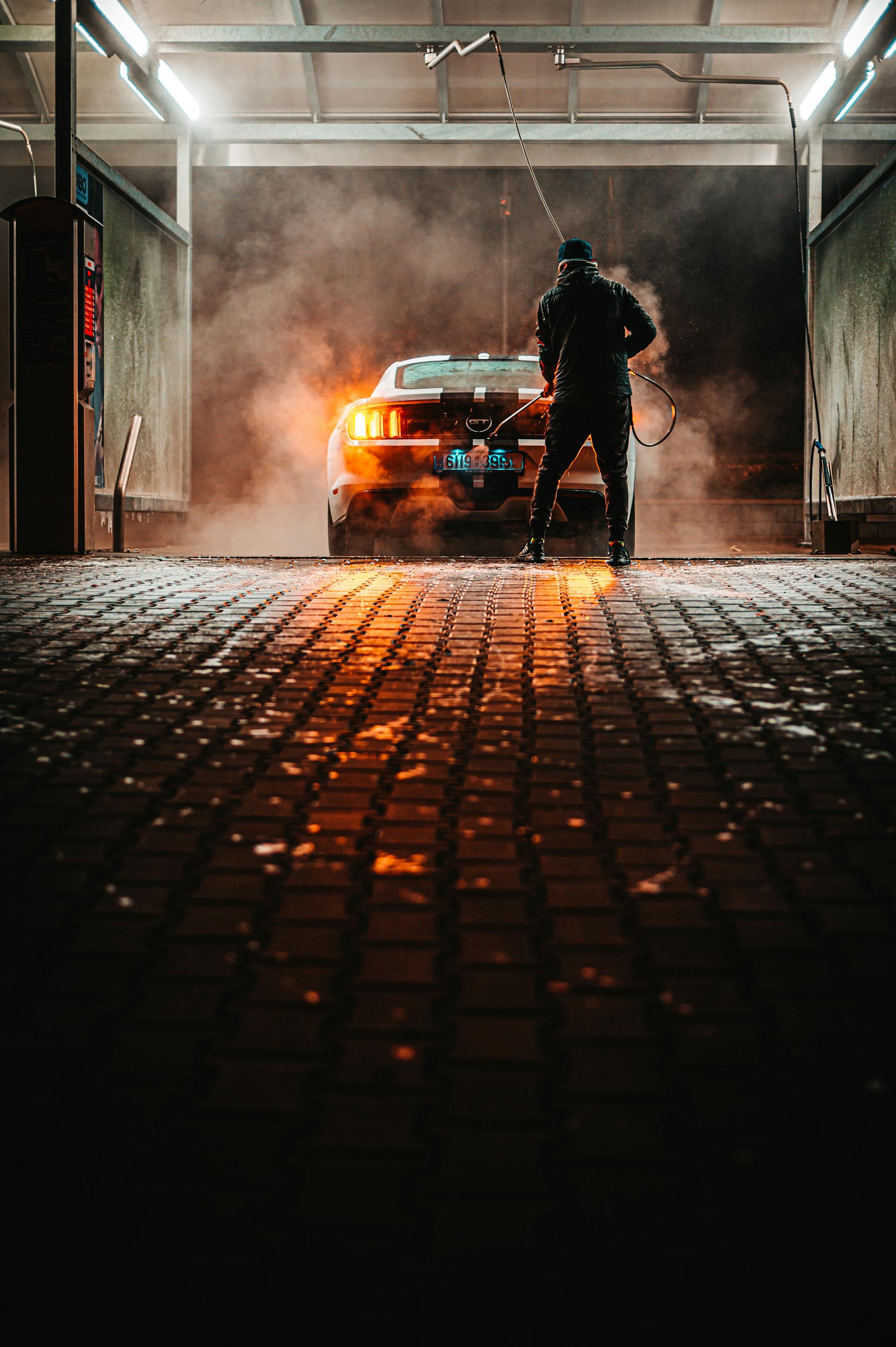 A car going through a car wash | Source: Pexels